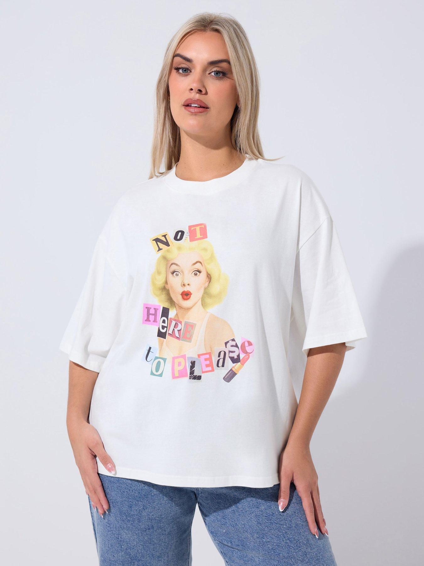 yours-curve-not-here-to-please-t-shirt-whitefront