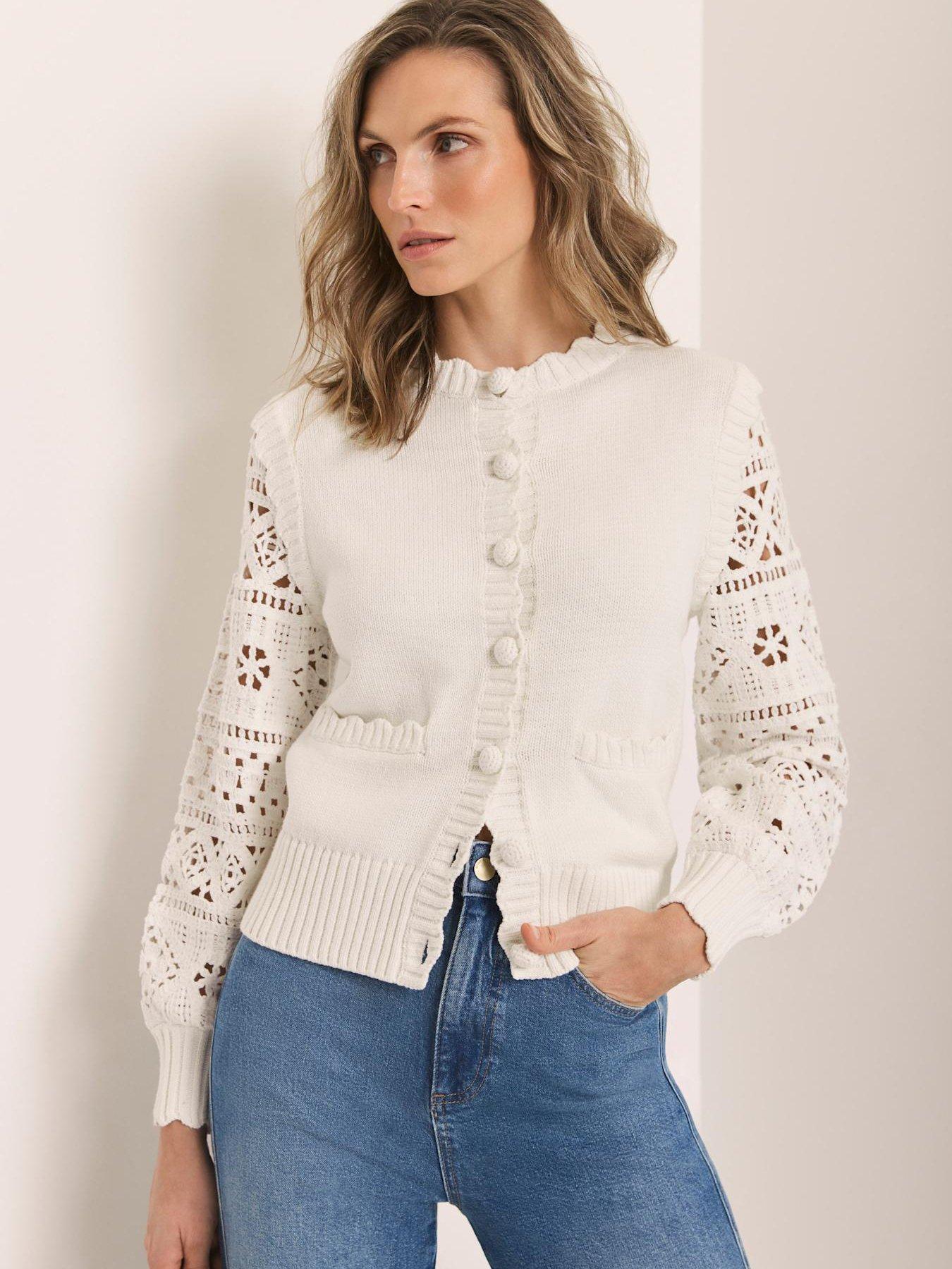 mint-velvet-ivory-crochet-sleeve-cardigan-whitefront