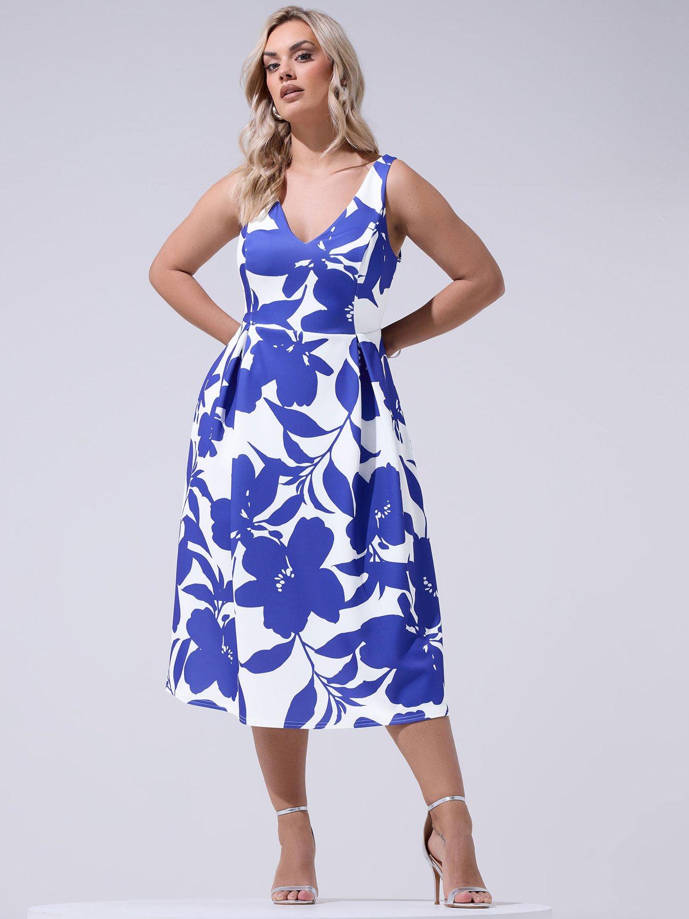 Dresses | Plus Size | Yours | Skater Dresses | Casual | 28 | Short Sleeve |  Women | Very