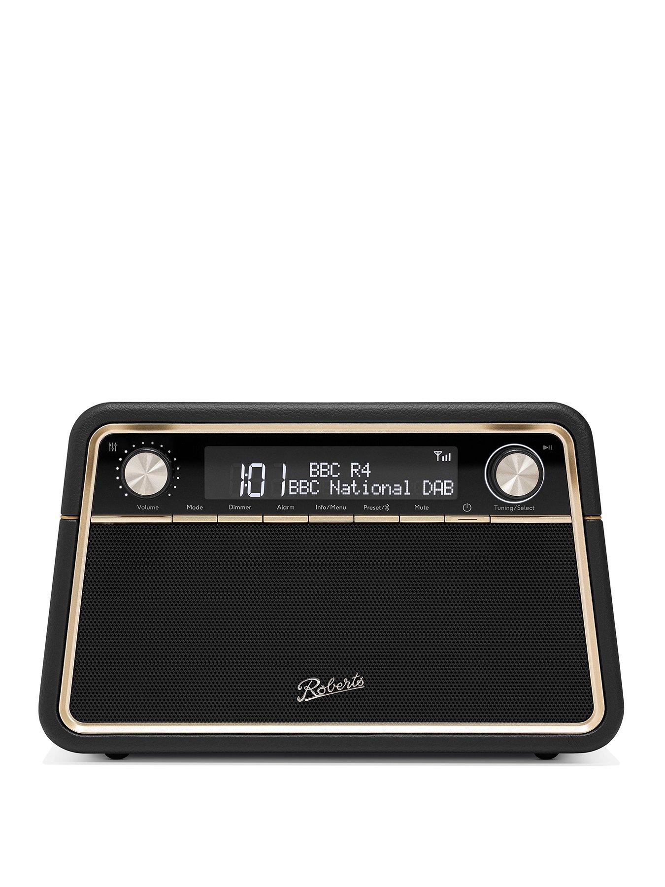 Roberts Reva DAB+/FM Table-top Radio with Bluetooth Black
