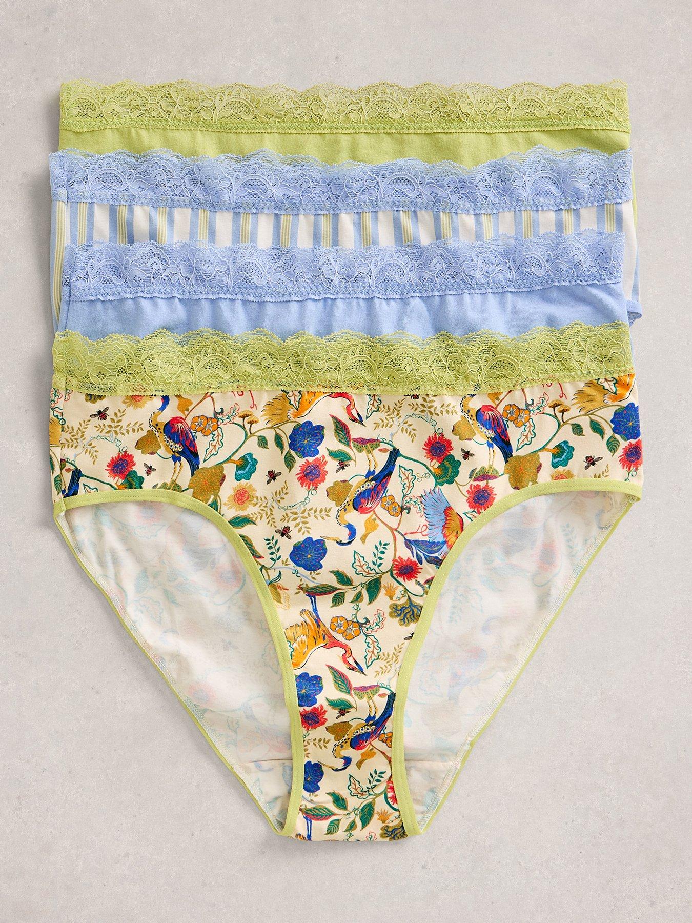 White Stuff 4Pk Knicker Briefs Set - Cream