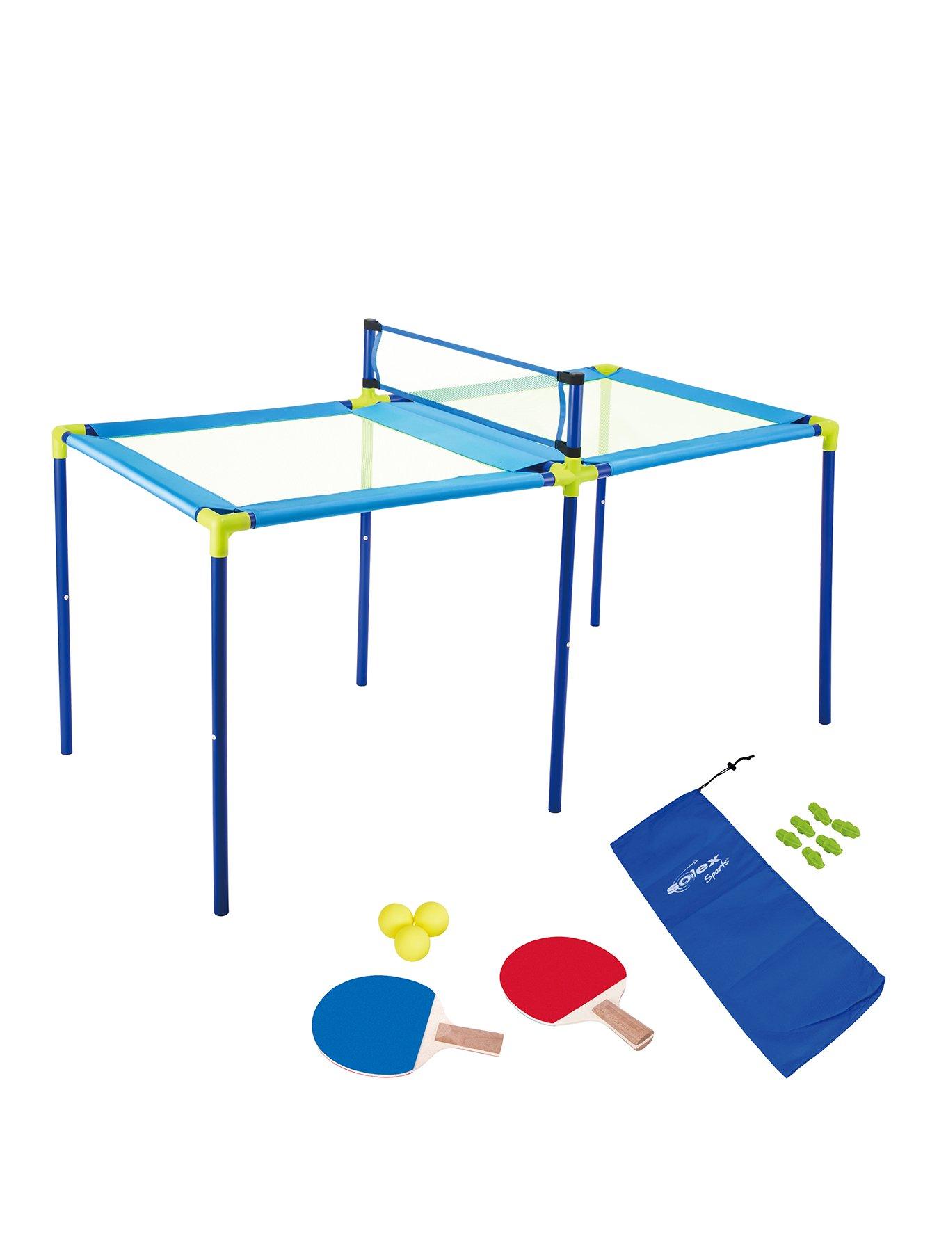 Image 1 of 7 of Solex Portable/Foldable Elastic Table Tennis Set with rackets/balls