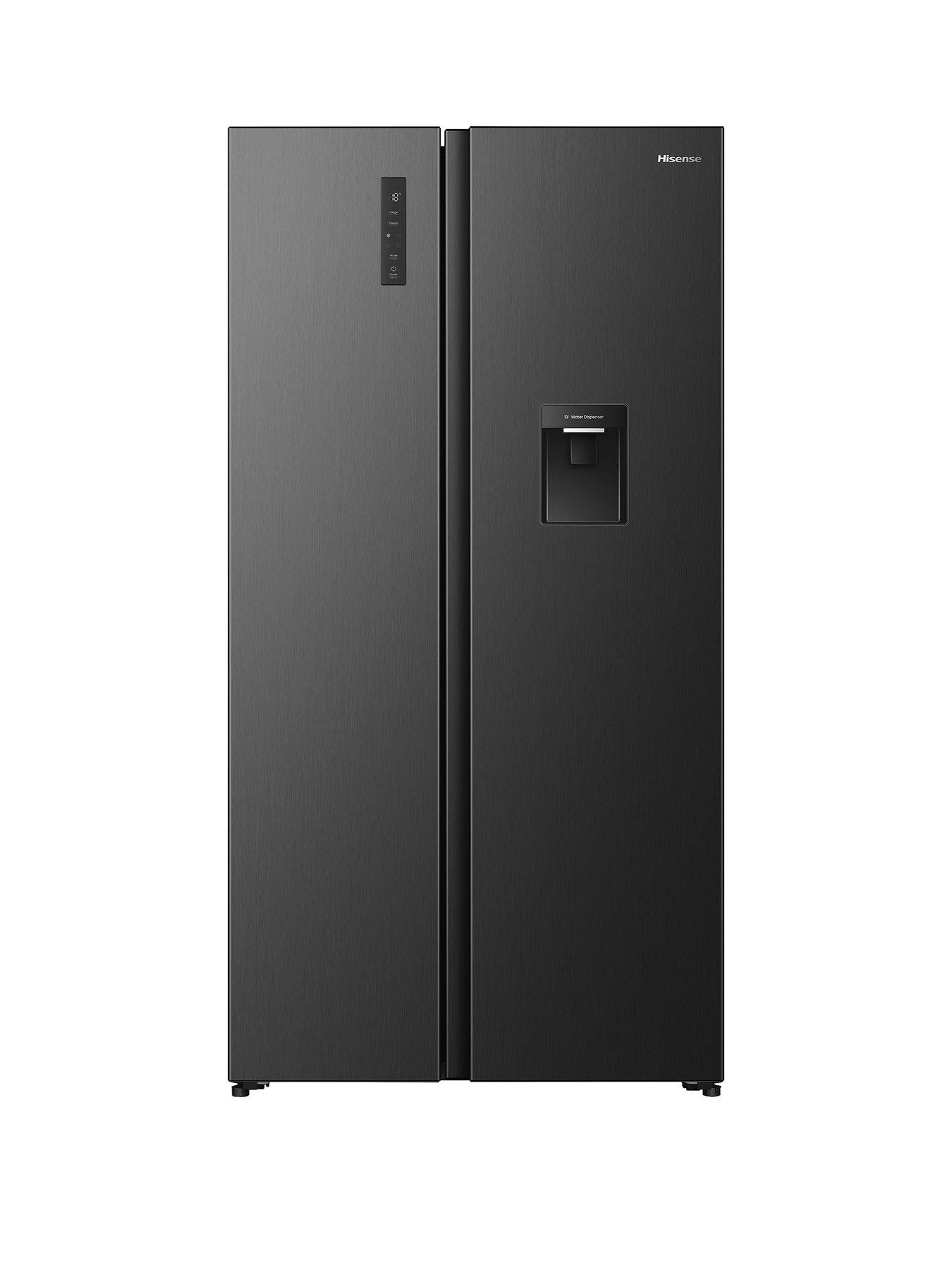Hisense Hisense Rs3P558Nmfd Pureflat American Side-By-Side Fridge Freezer - D Rated - Black Stainless