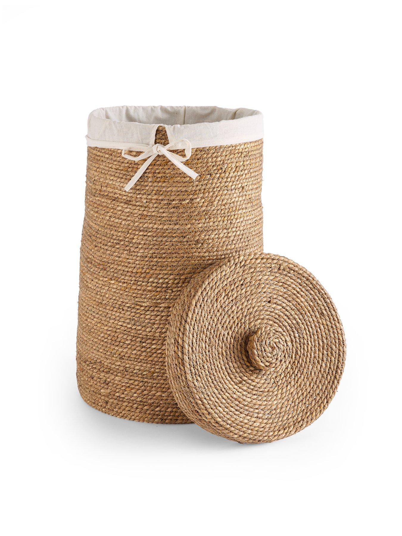 Image 3 of 6 of The Very Collection Bulrush Laundry Basket Large