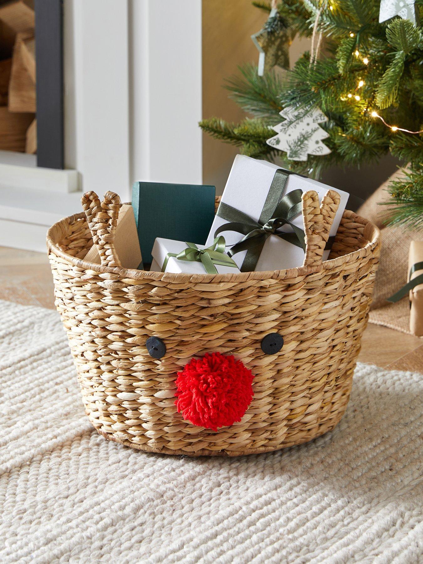 Image 1 of 6 of The Very Collection Reindeer Shaped Basket
