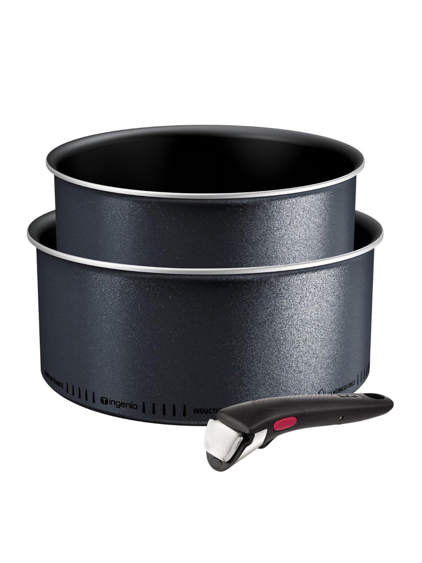 Image 1 of 8 of Tefal Tefal So Lite 3pc Saucepan Set