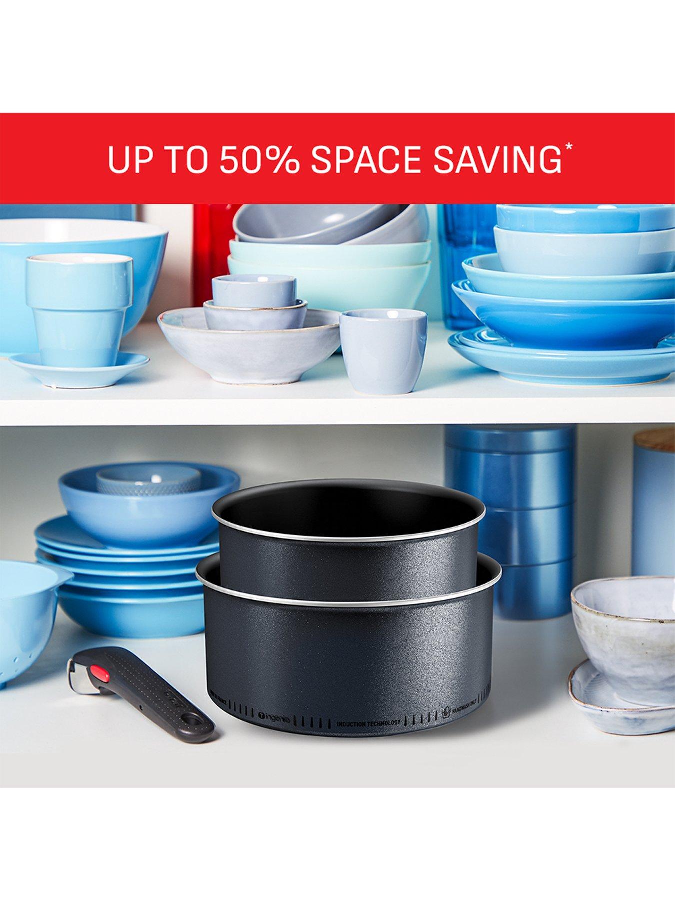Image 3 of 8 of Tefal Tefal So Lite 3pc Saucepan Set