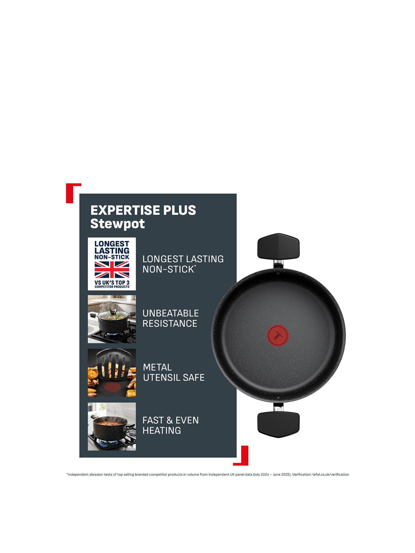 Image 2 of 7 of Tefal Tefal Expertise Plus Induction Non-stick Stewpot + Lid 24cm