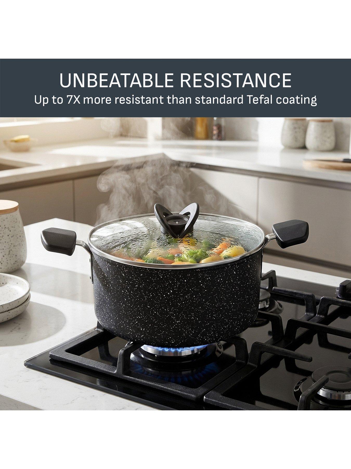 Image 4 of 7 of Tefal Tefal Expertise Plus Induction Non-stick Stewpot + Lid 24cm
