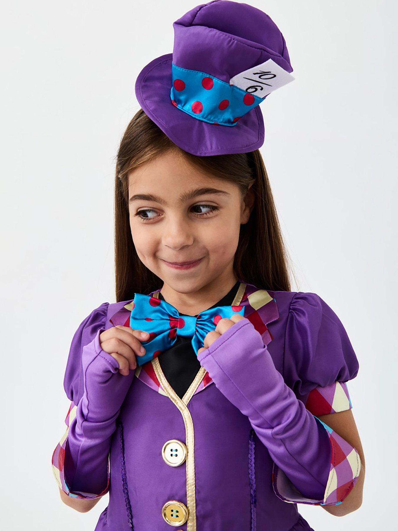 Image 5 of 6 of Alice in Wonderland Girls Miss Hatter Costume