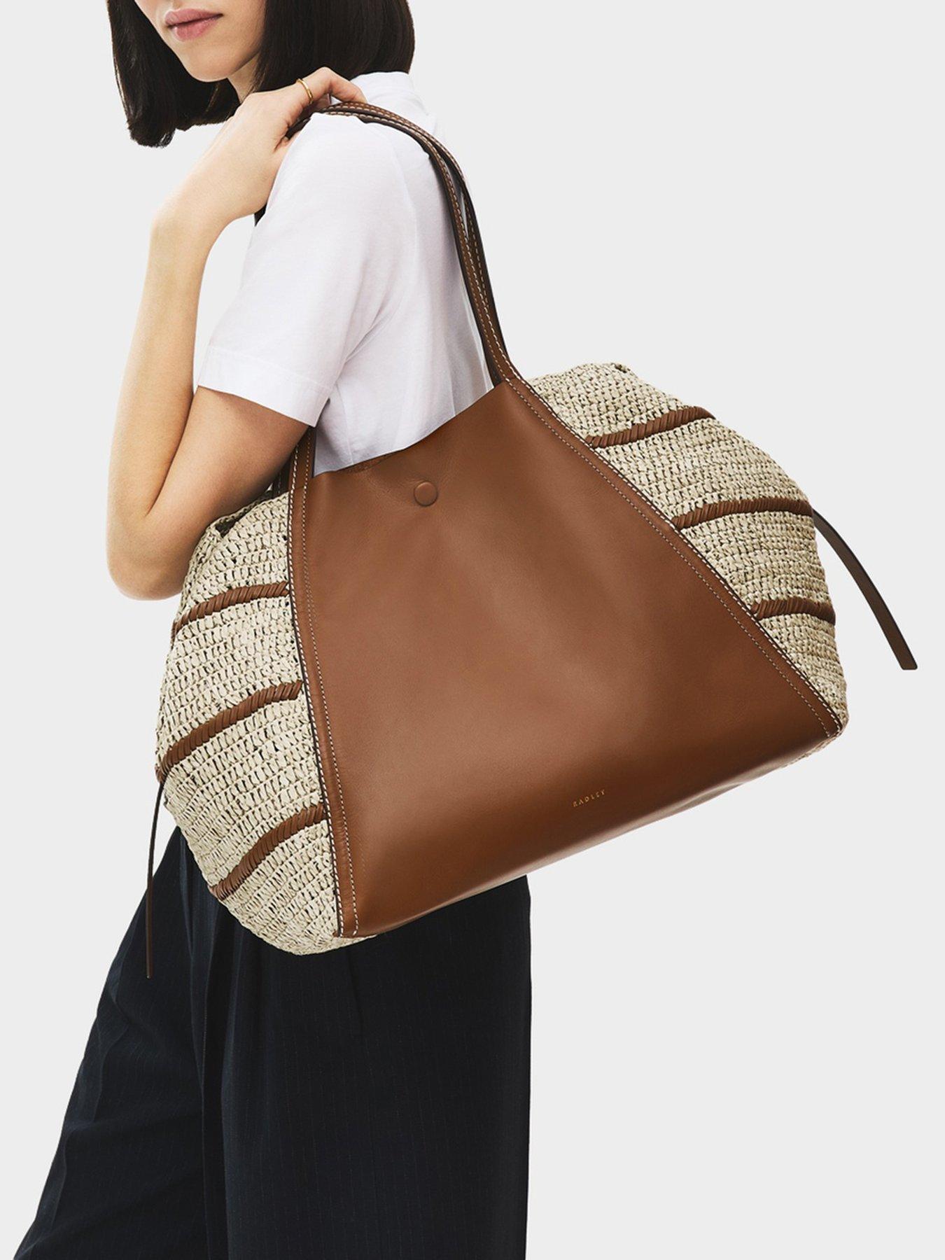 Image 2 of 6 of Radley The Delphine - Raffia Extra Large Open Top Tote