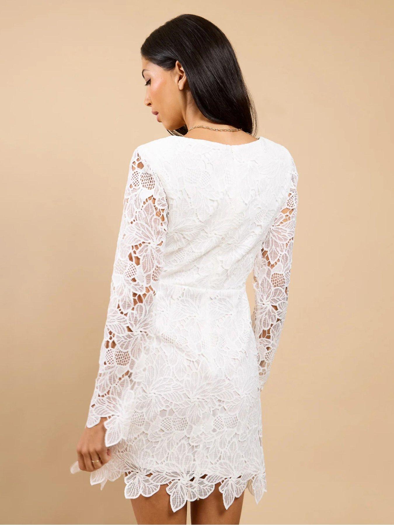 little-mistress-crochet-mini-dress-whitestillFront