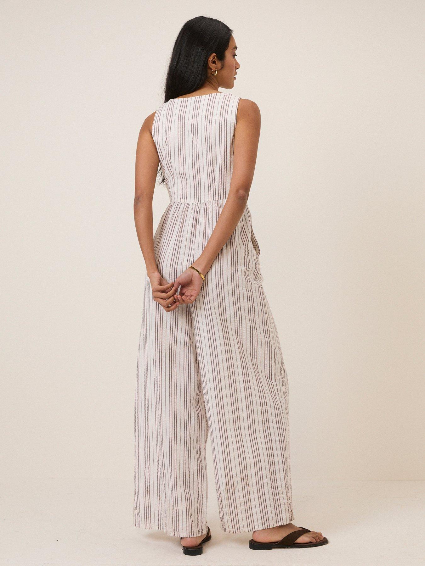 Image 2 of 6 of Nobodys Child Cora Jumpsuit - White