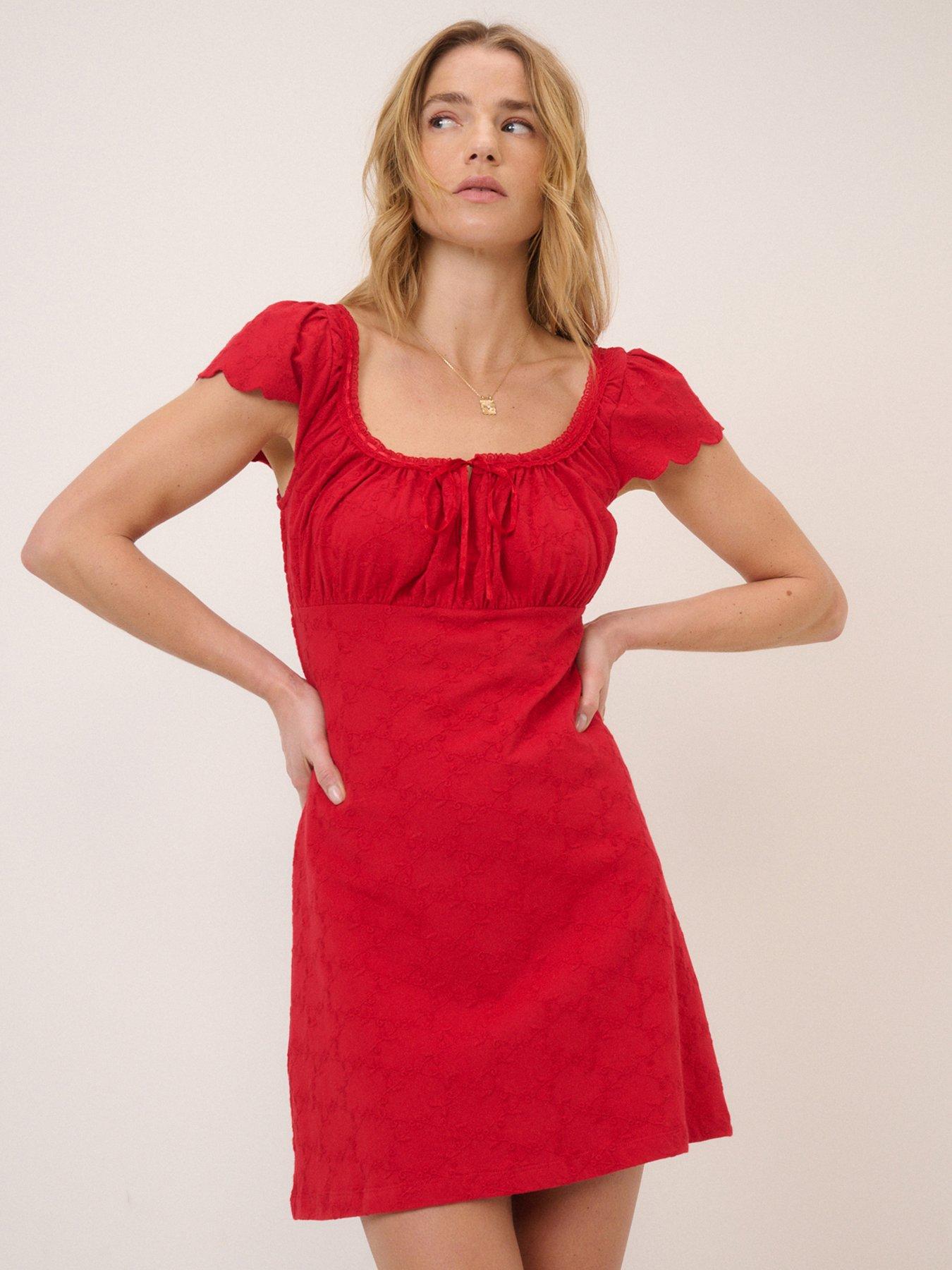 nobodys-child-melissa-mini-dress-redfront