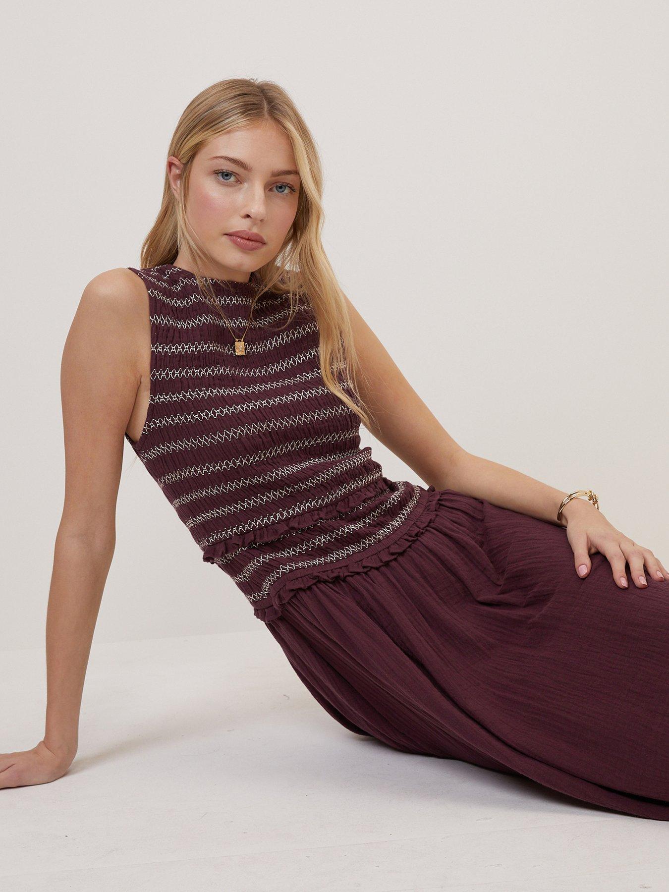 Image 3 of 5 of Nobodys Child Ingrid Midi Dress - Purple