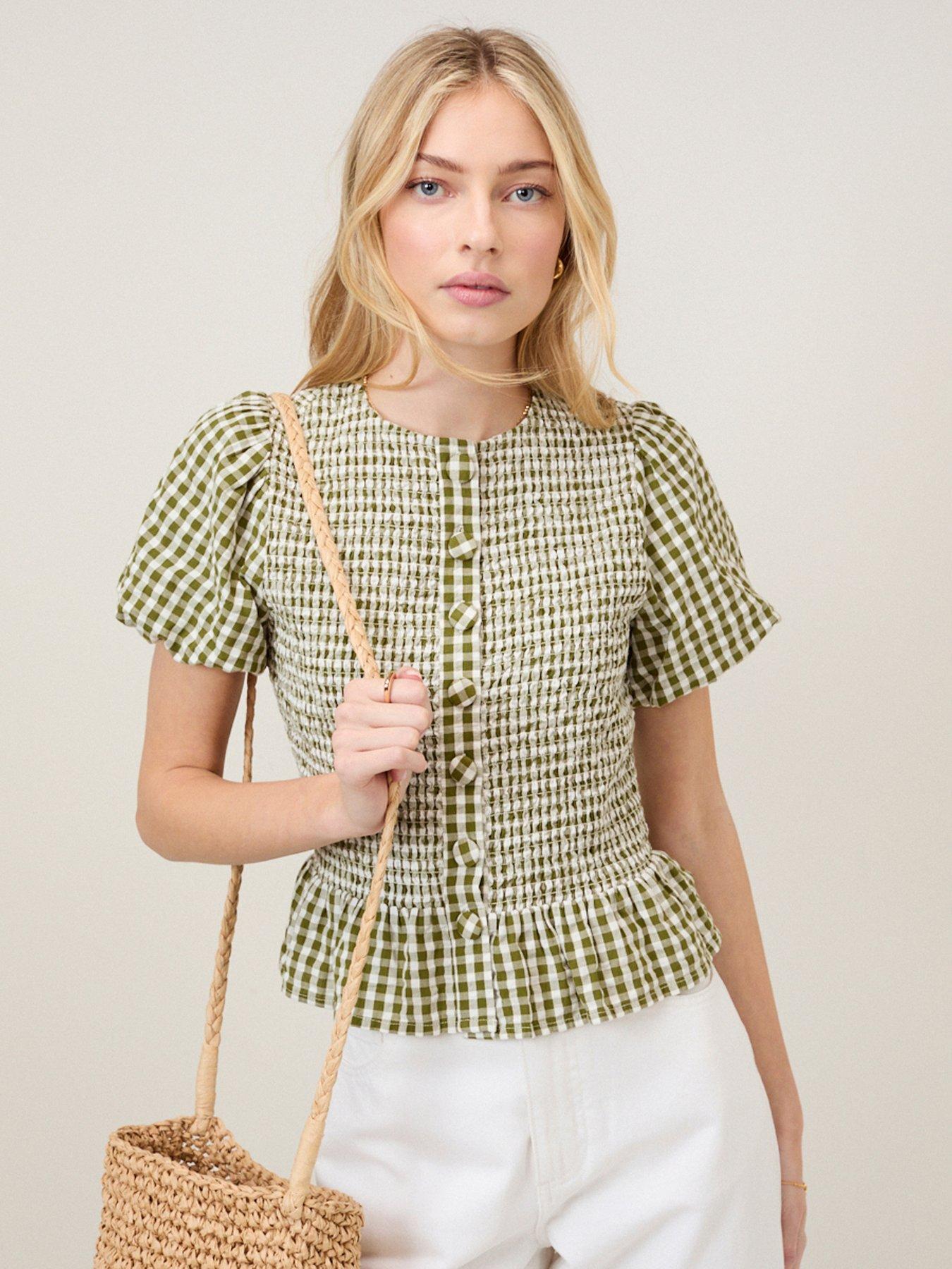 Image 1 of 5 of Nobodys Child Lana Top - Green
