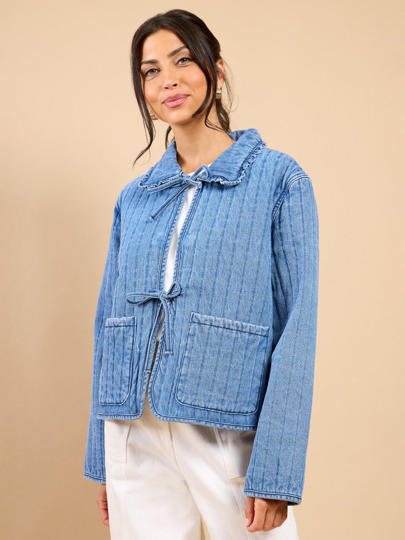 little-mistress-denim-quilted-tie-detail-jacket-bluefront