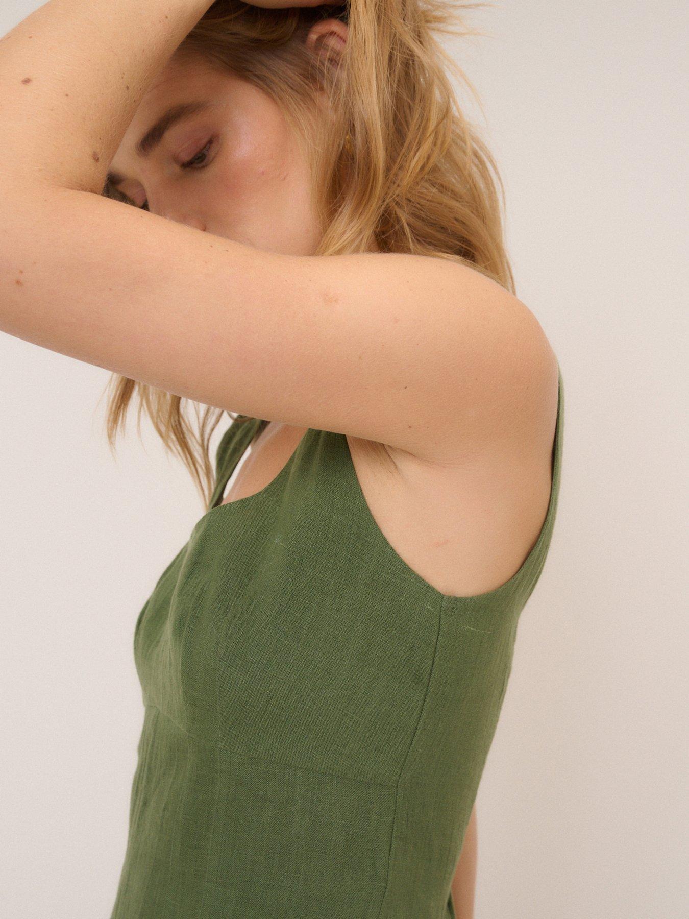 nobodys-child-emelia-mini-dress-greenoutfit