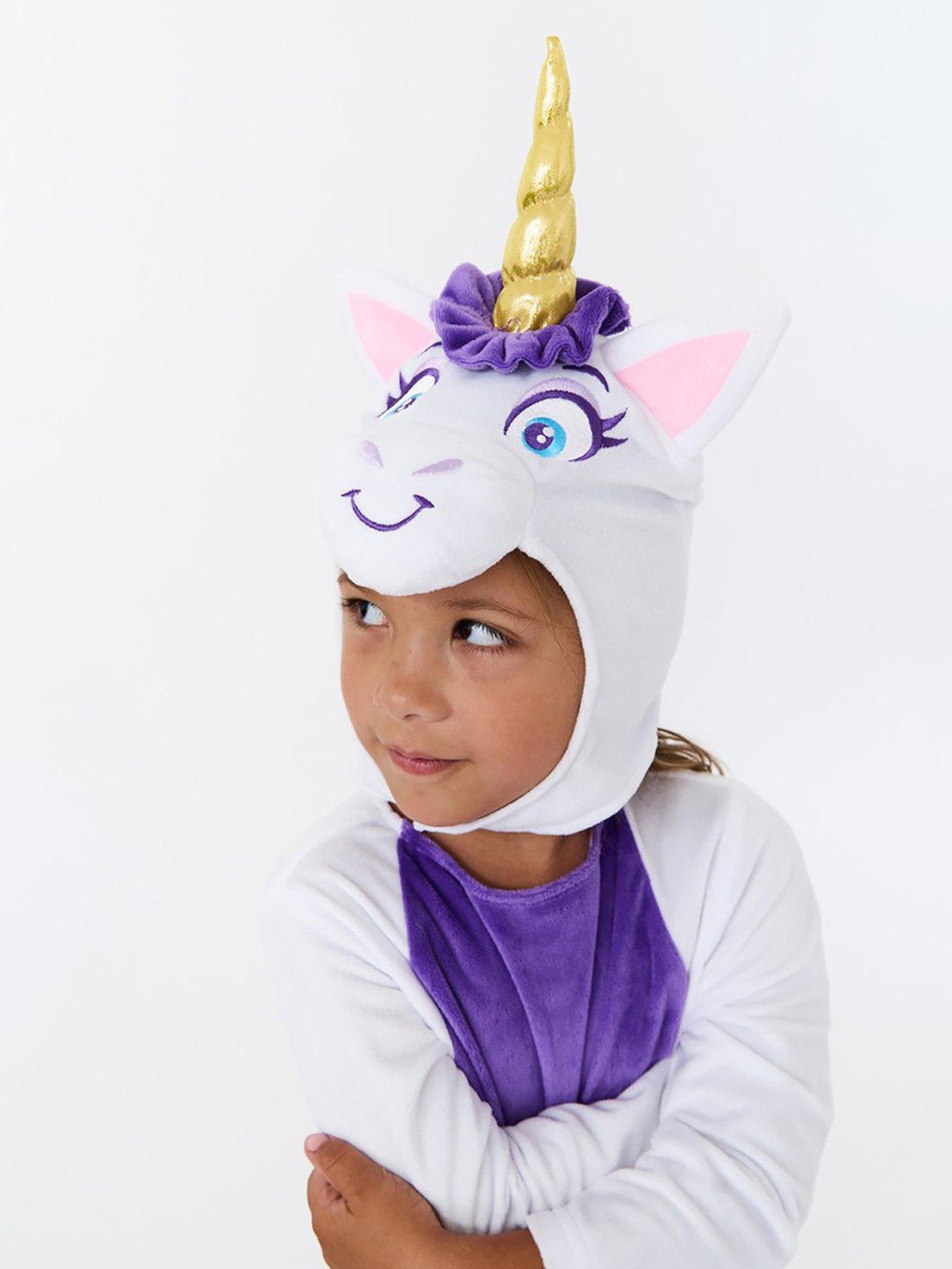 Image 4 of 6 of Girls Unicorn All In One With Hood