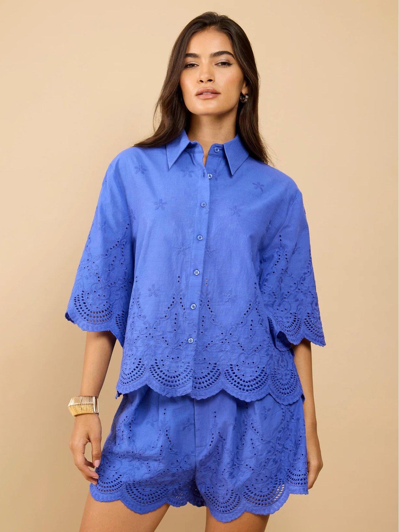 little-mistress-embroidered-shirt-bluefront