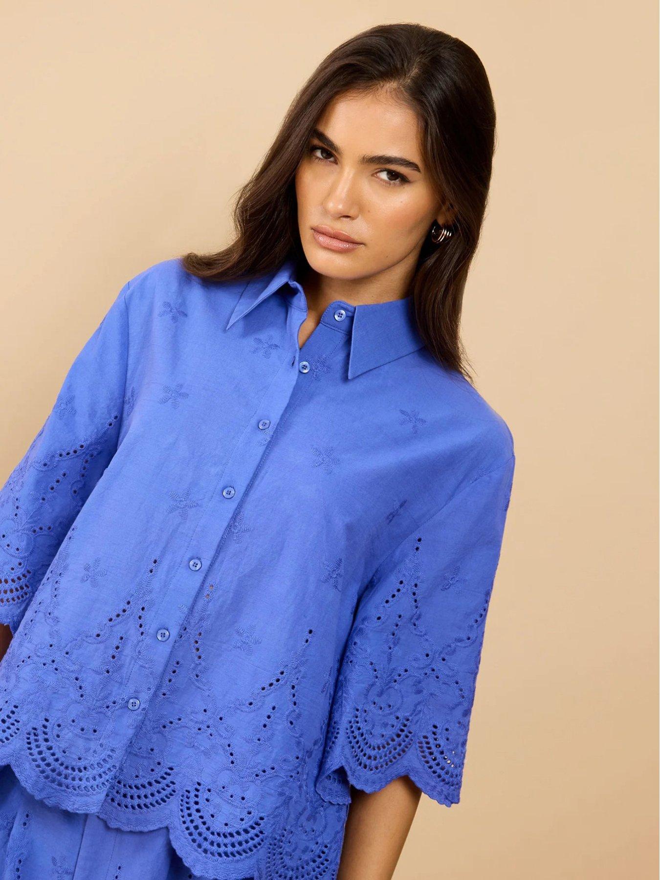little-mistress-embroidered-shirt-blueoutfit