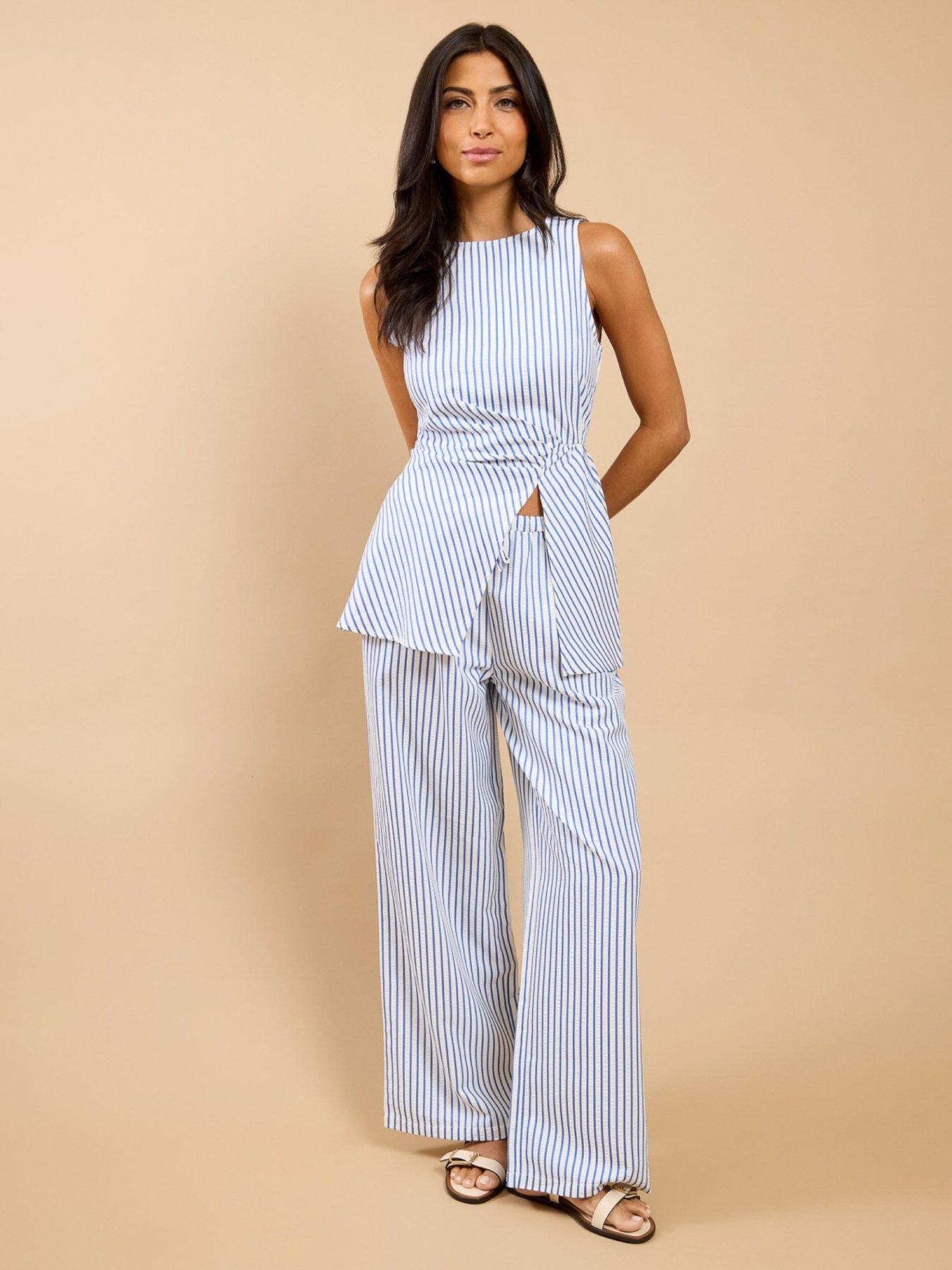 little-mistress-stripe-wide-leg-trousers-bluefront