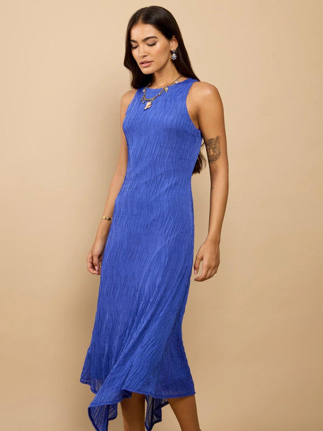 little-mistress-textured-midaxi-dress-blueback