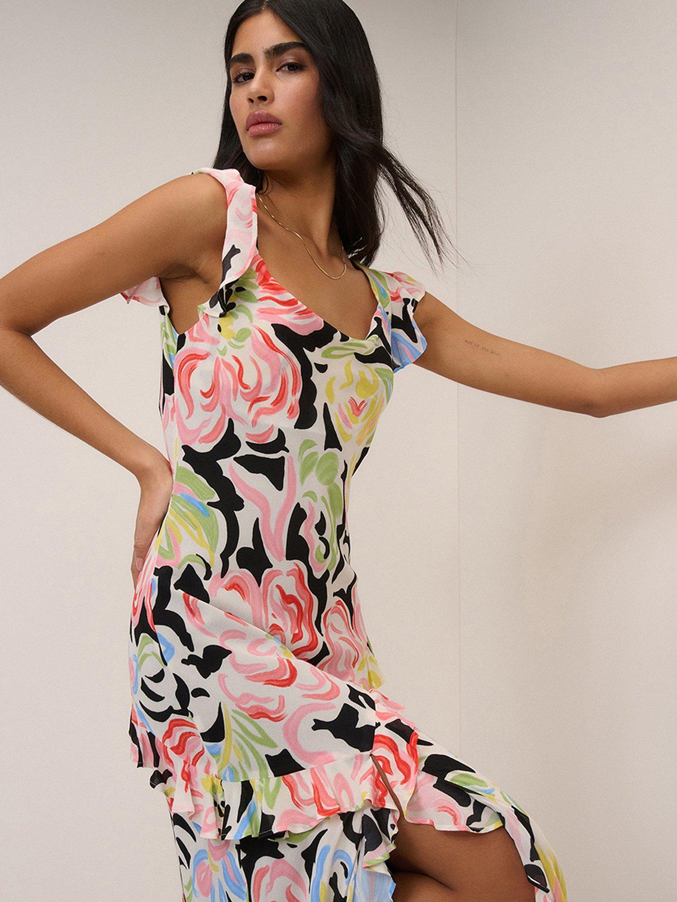 Image 4 of 6 of Nobodys Child Juniper Midaxi Dress - Multi
