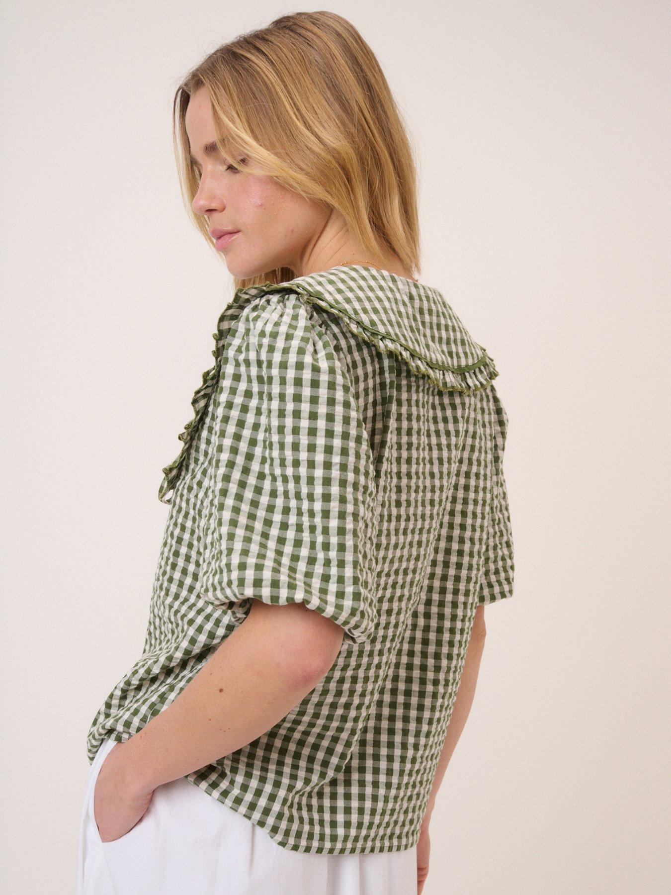 nobodys-child-blair-ruffle-collar-button-through-greenstillFront