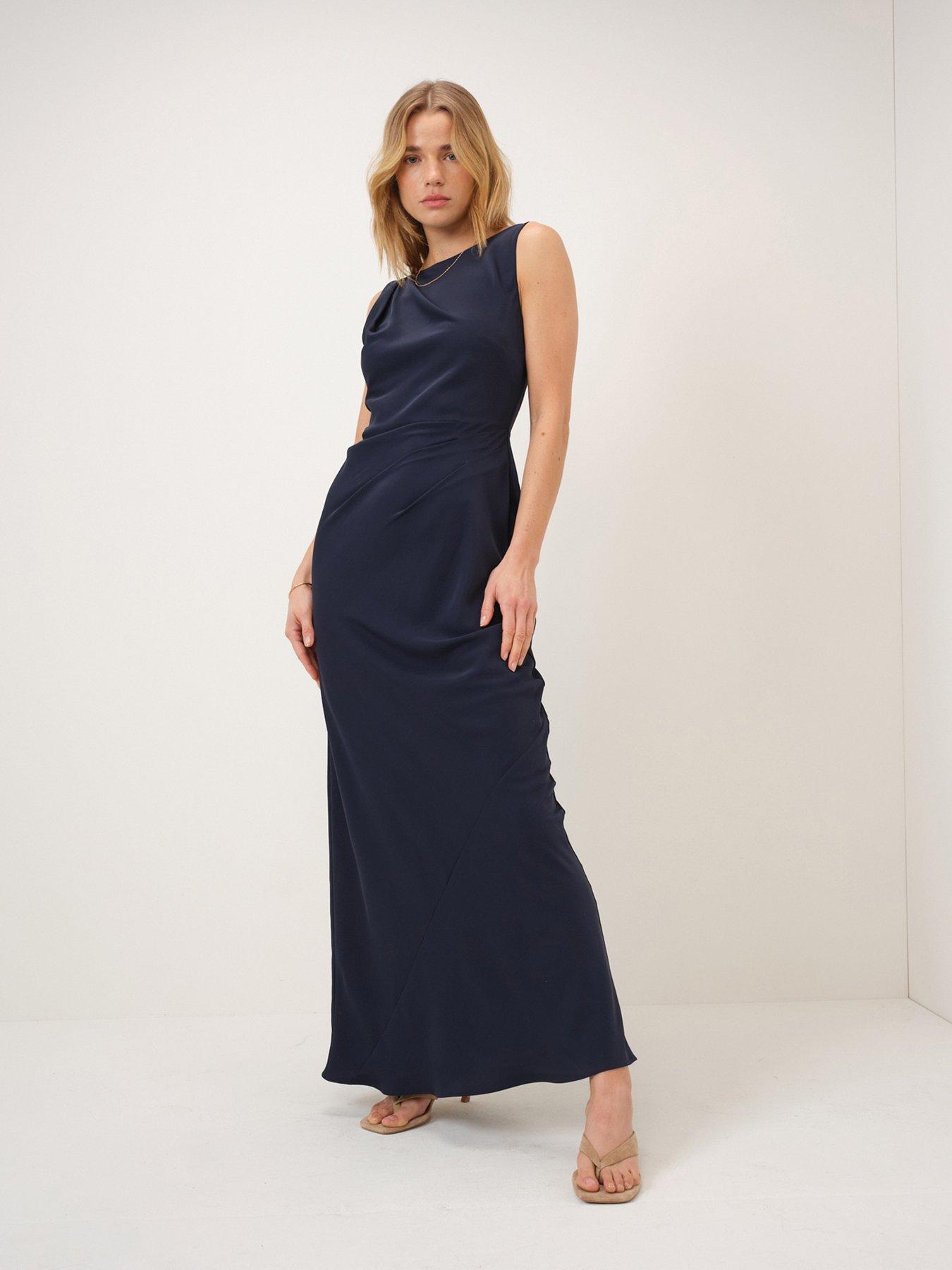 Nobodys Child Saphire Midi Dress - Navy