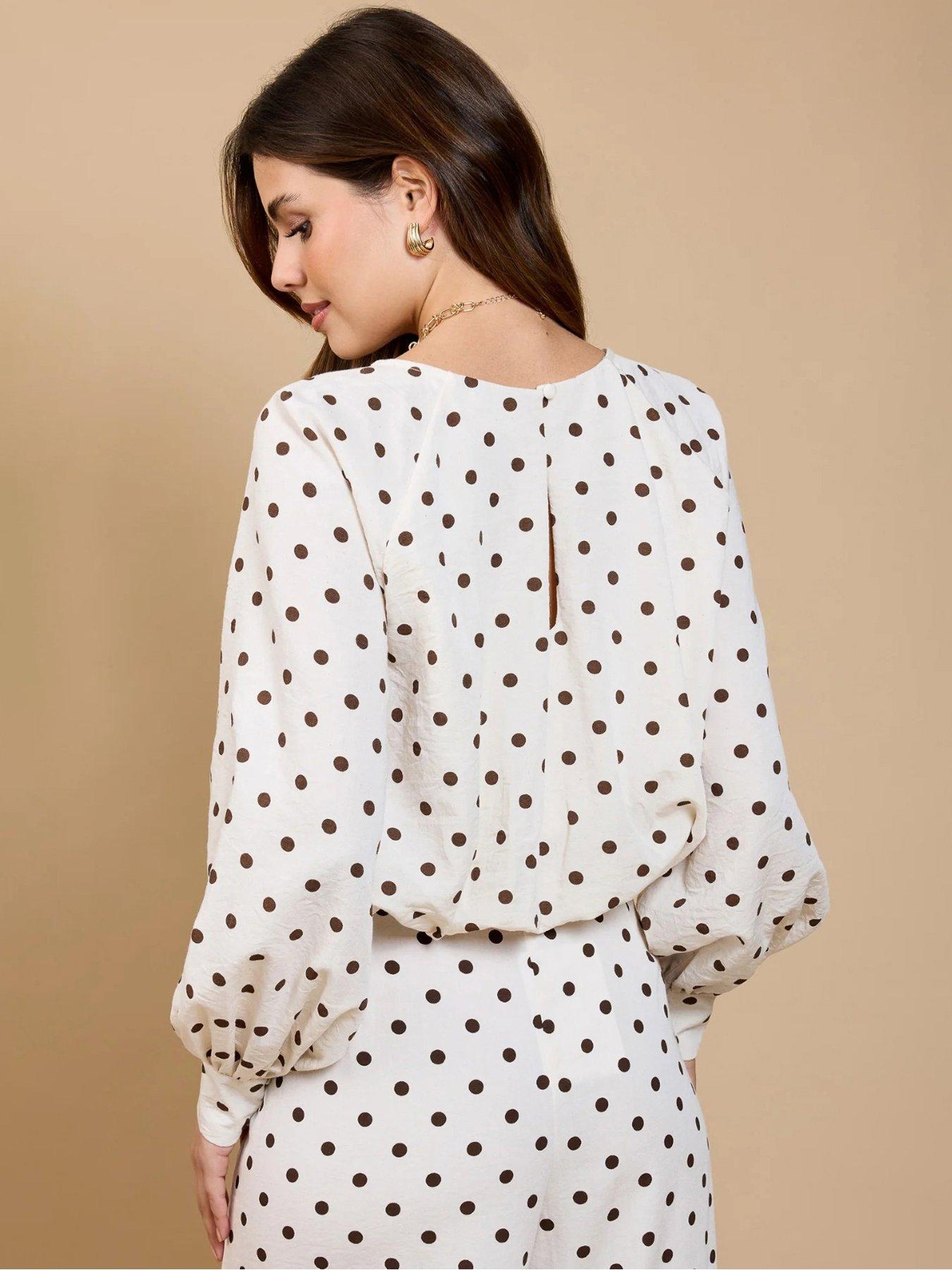 little-mistress-polka-dot-balloon-top-creamstillFront