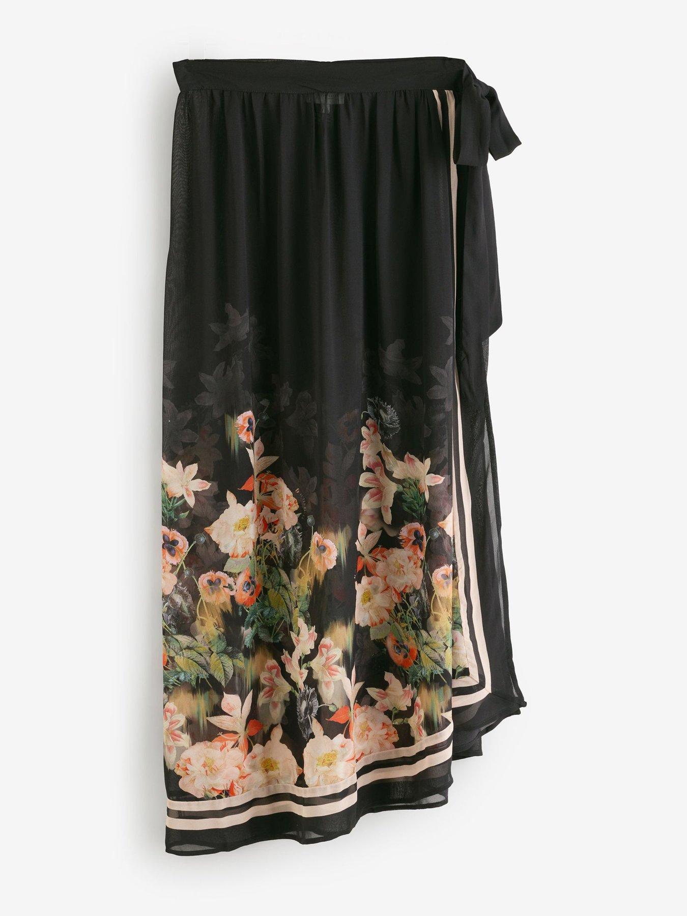 Image 5 of 7 of B By Ted Baker Koi Floral Sarong - Black