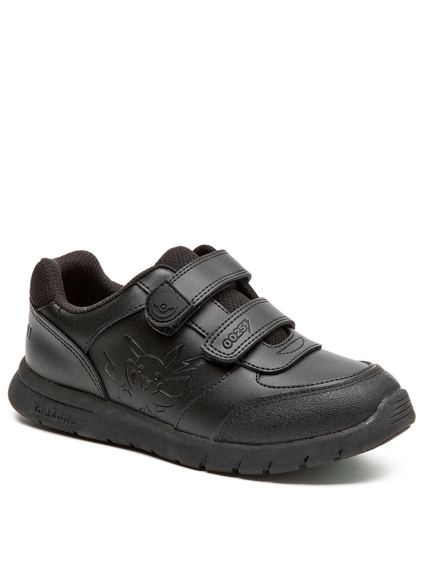 Image 3 of 6 of ToeZone Pokemon Double Strap School Shoes - Black