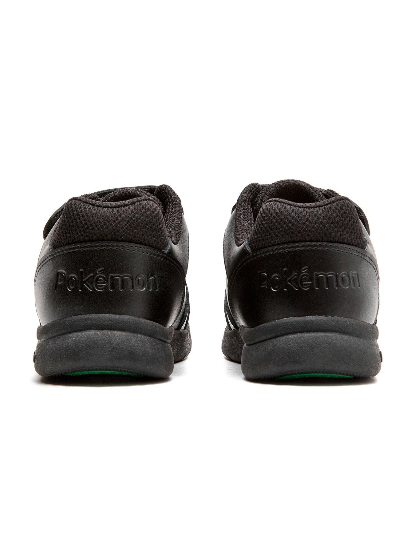 Image 6 of 6 of ToeZone Pokemon Double Strap School Shoes - Black