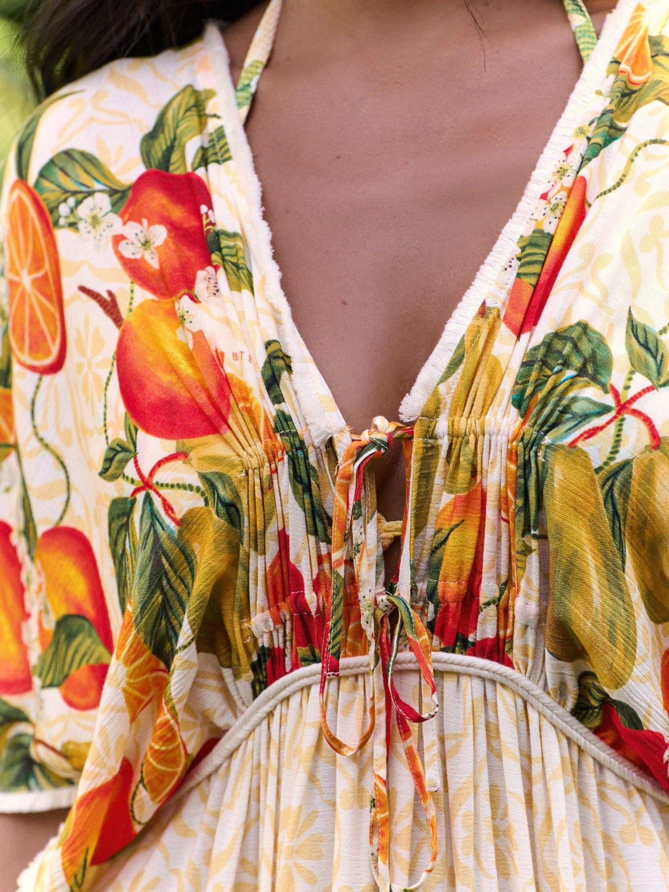 b-by-ted-baker-fruit-print-kimono-yellowoutfit