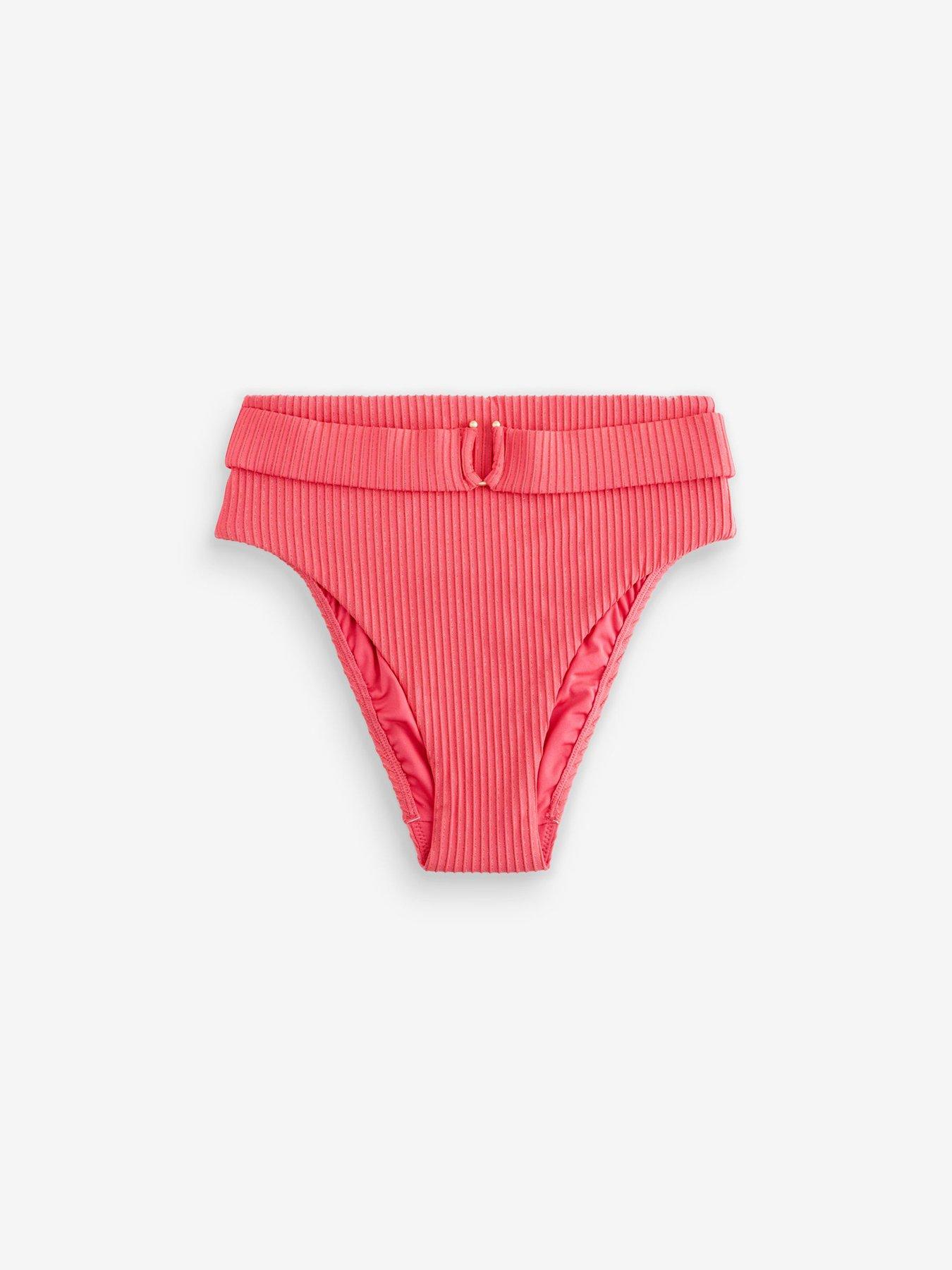 Image 6 of 6 of B By Ted Baker B By High-Waist Bikini Brief - Pink