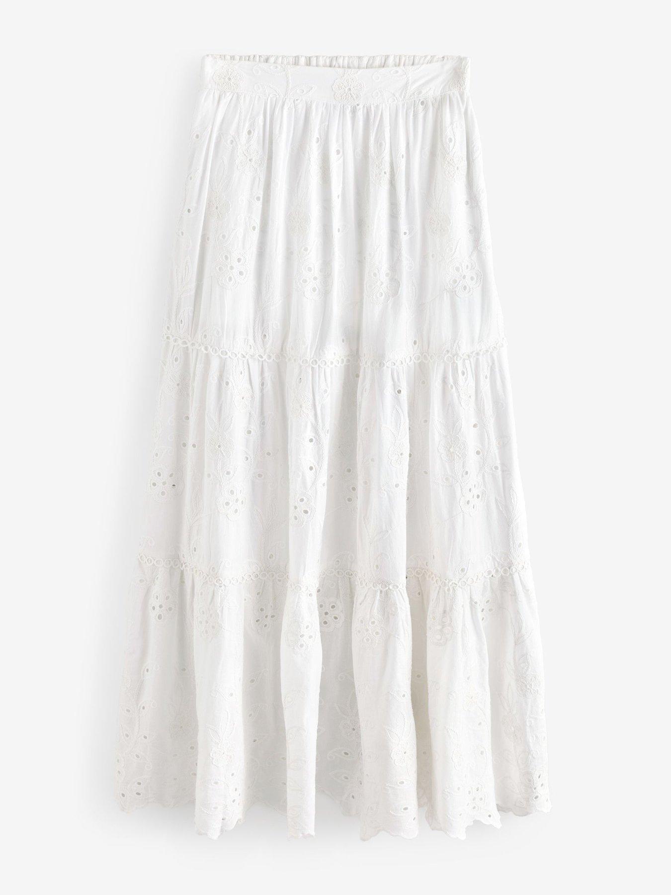 ted-baker-b-by-ted-baker-broidery-skirt-whiteoutfit
