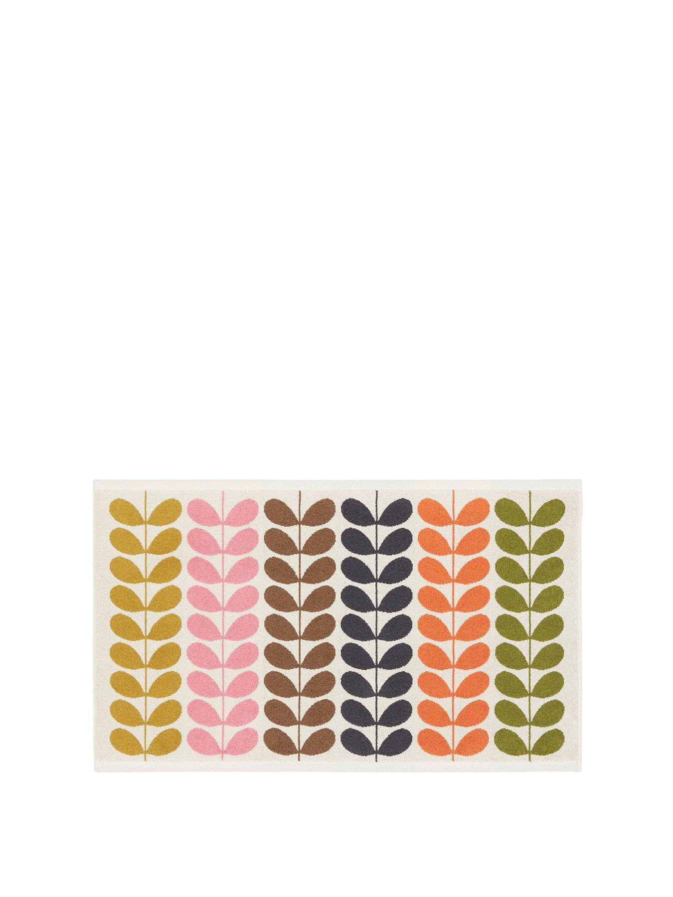 Image 2 of 2 of Orla Kiely Multi Stem 100% Cotton Auburn 50x90cm Bath Mat