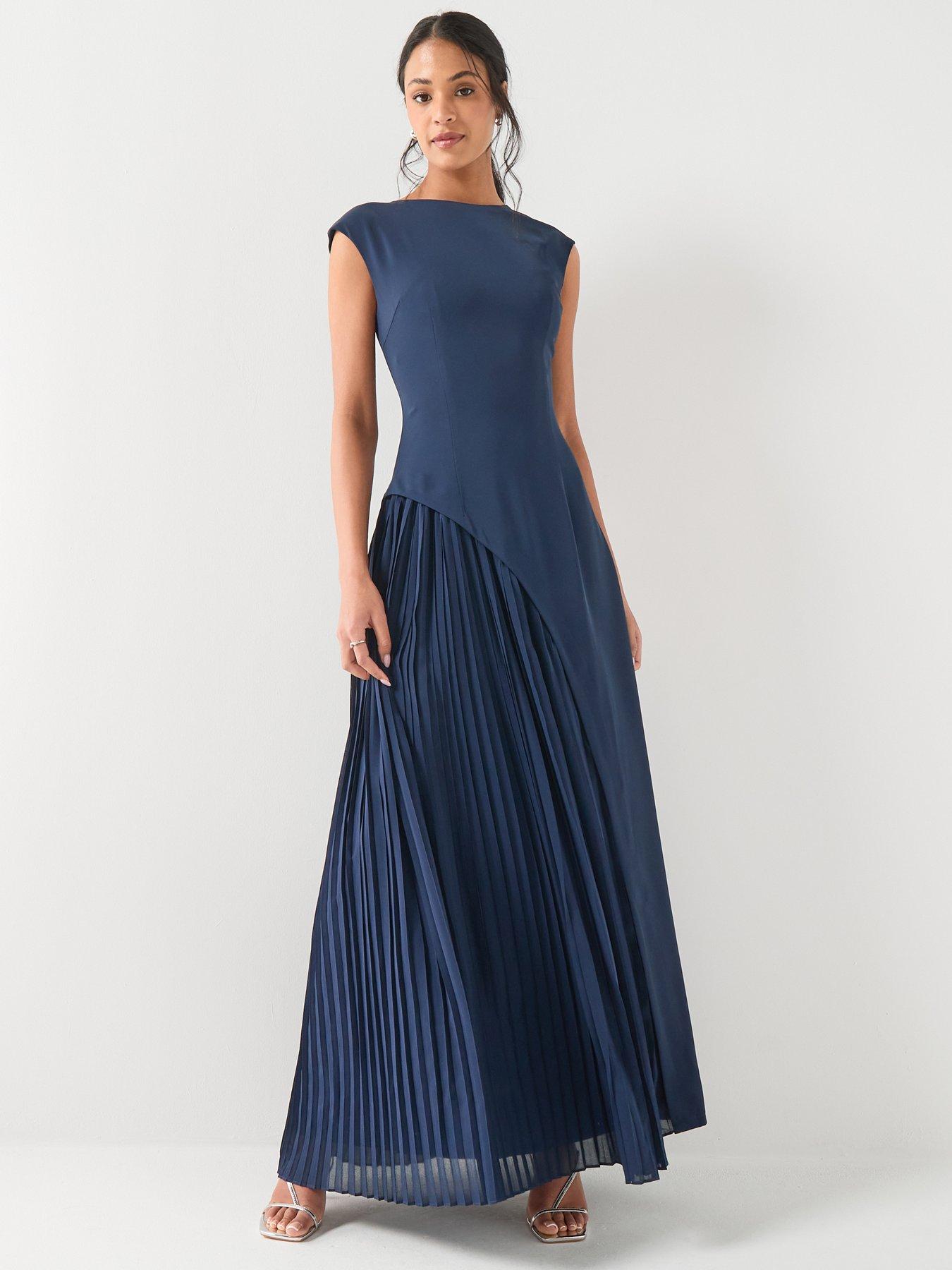 sachin and babi light blue dress Lir Boutique