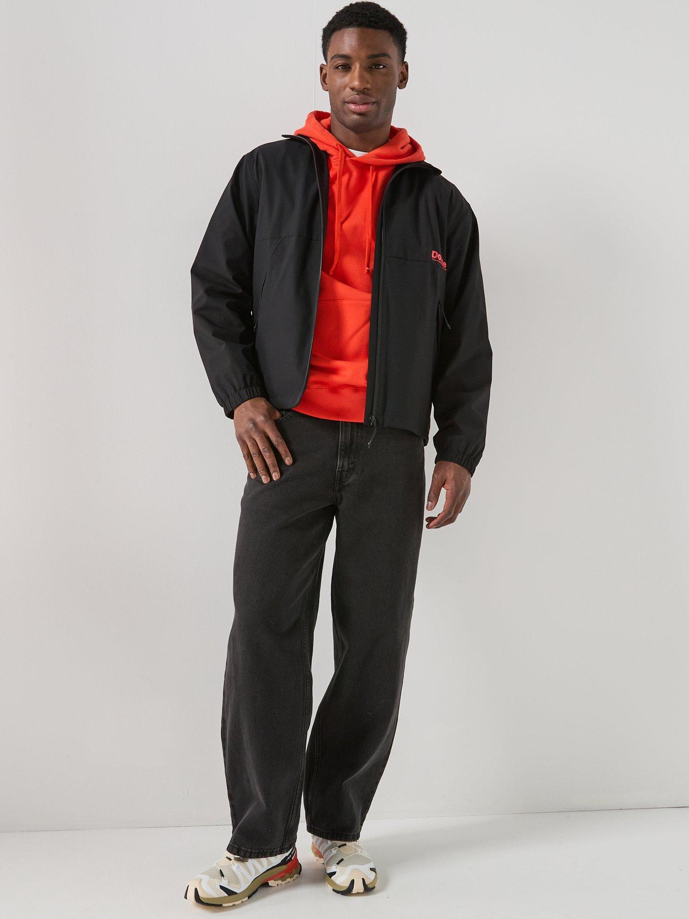 Image 3 of 6 of Double A by Wood Wood Cass Aa Print Hoodie 25219 &nbsp;- Orange