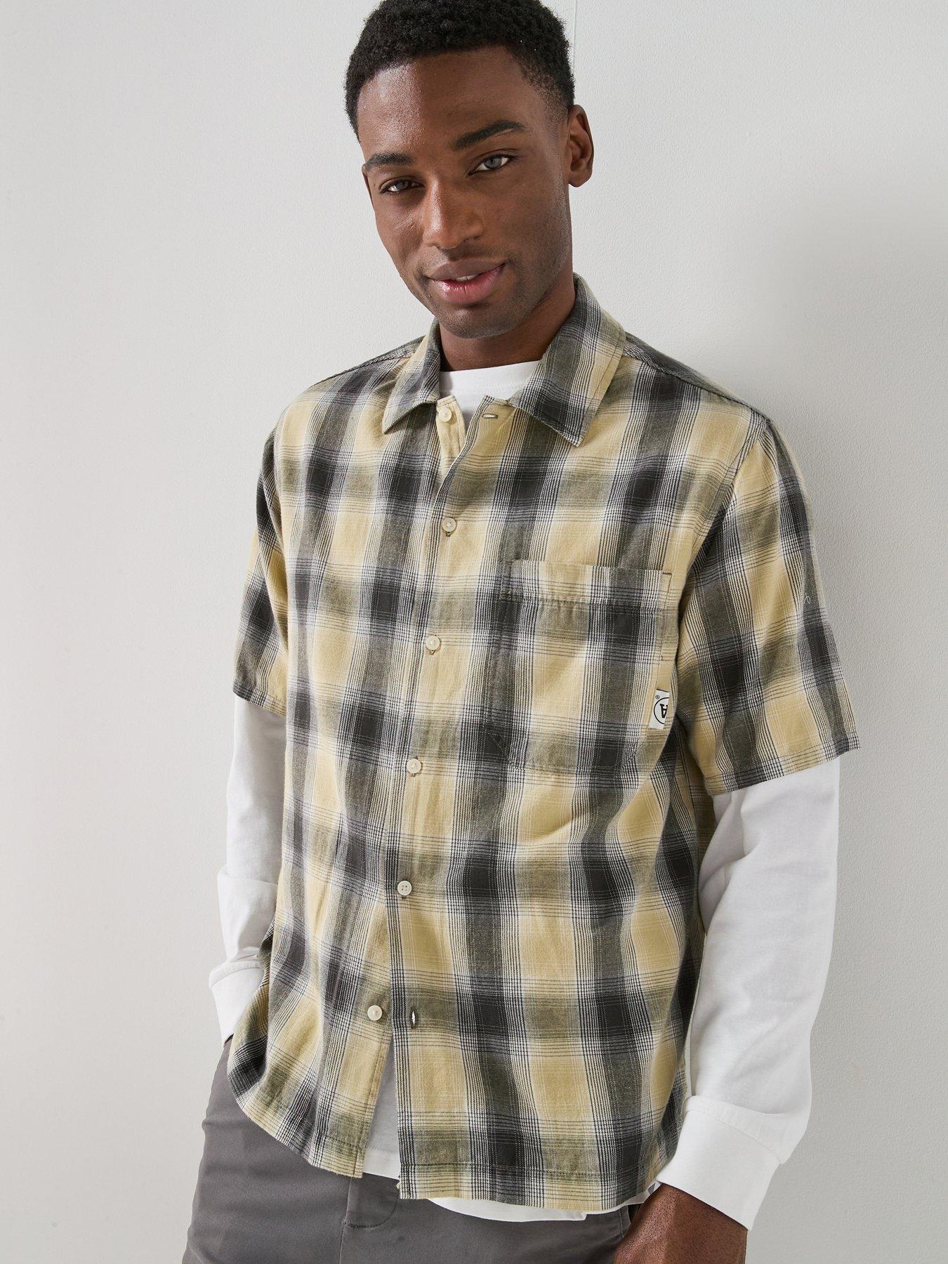 Double A by Wood Wood Cooper Short Sleeve Shirt - Green