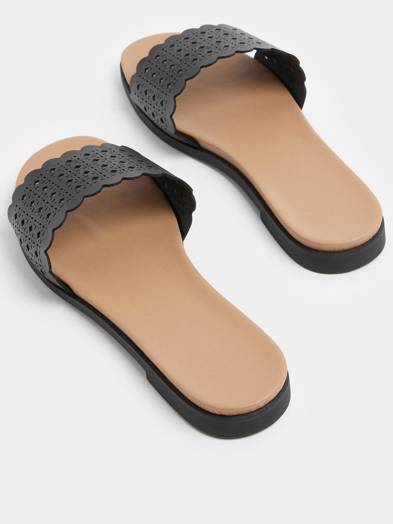 yours-curve-extra-wide-fit-laser-cut-out-mule-blackoutfit