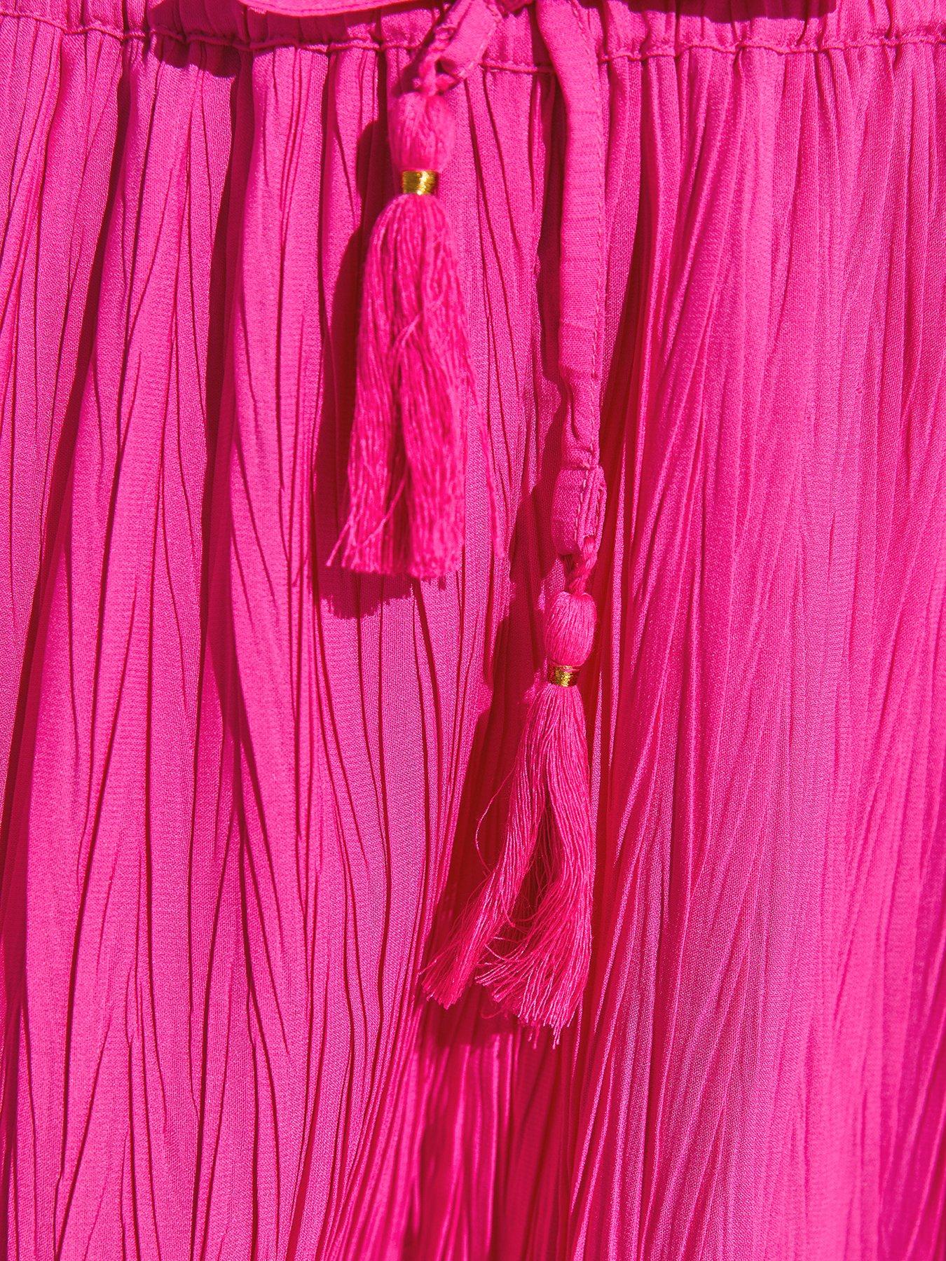 new-look-textured-beach-wide-leg-trousers-dark-pinkdetail