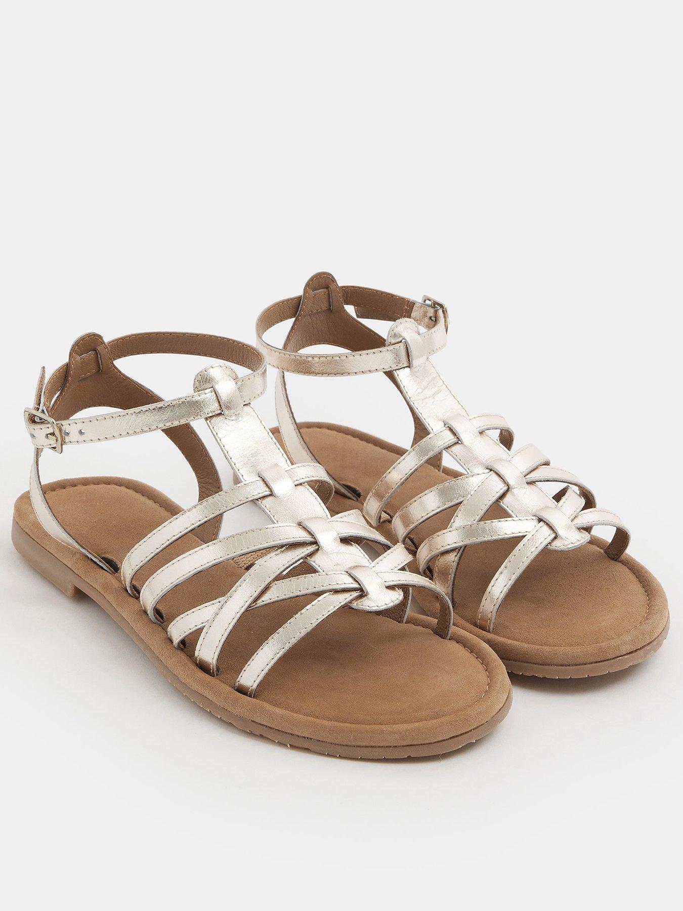 yours-curve-gladiator-leather-sandals-in-wide-fit-goldstillFront