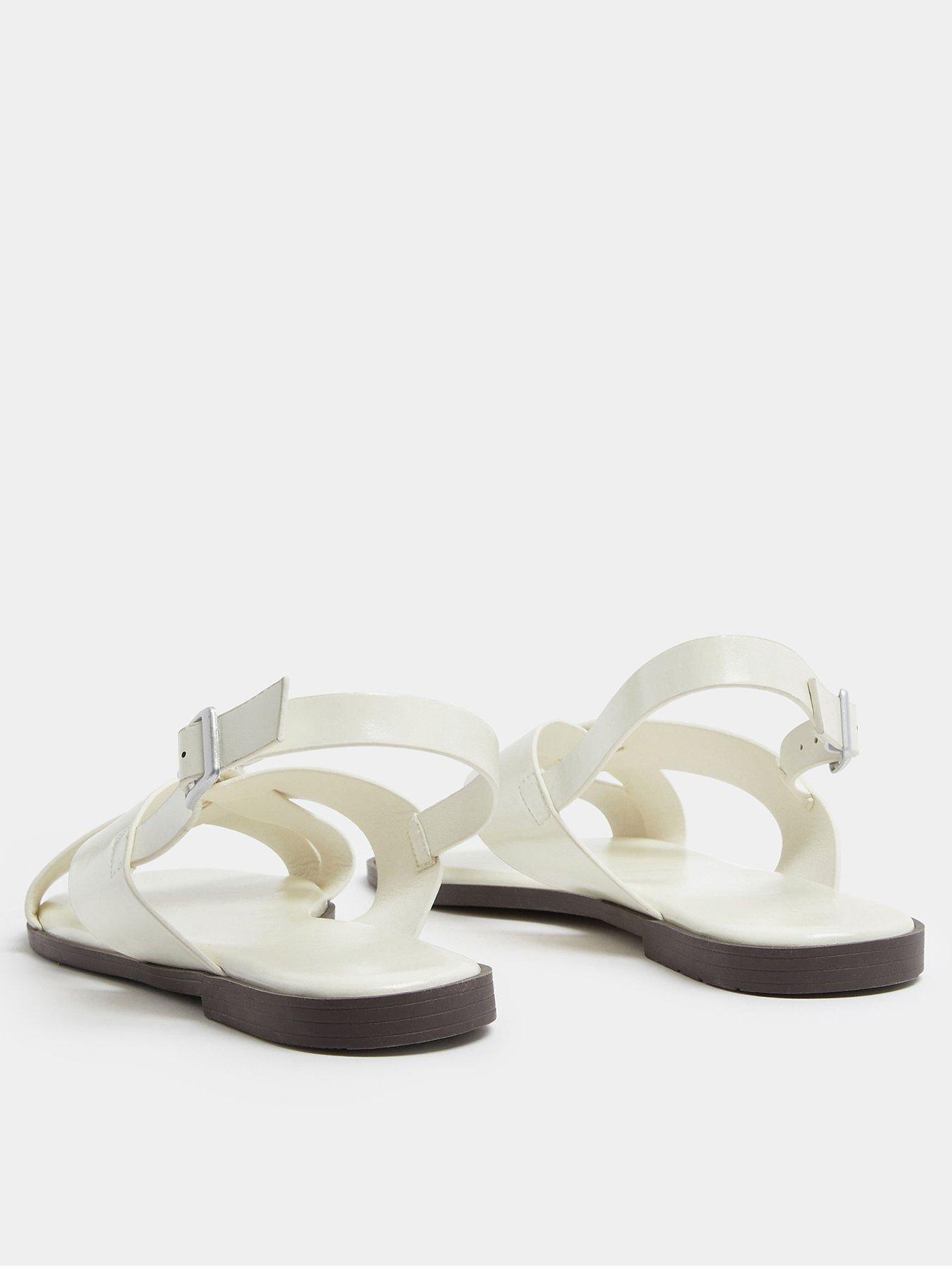 Image 3 of 4 of Yours Curve Extra Wide Fit Cross Over Sandals