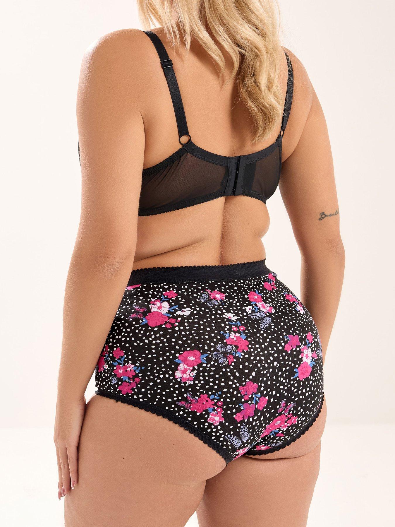 yours-curve-5-pack-butterfly-full-briefs-blackstillFront