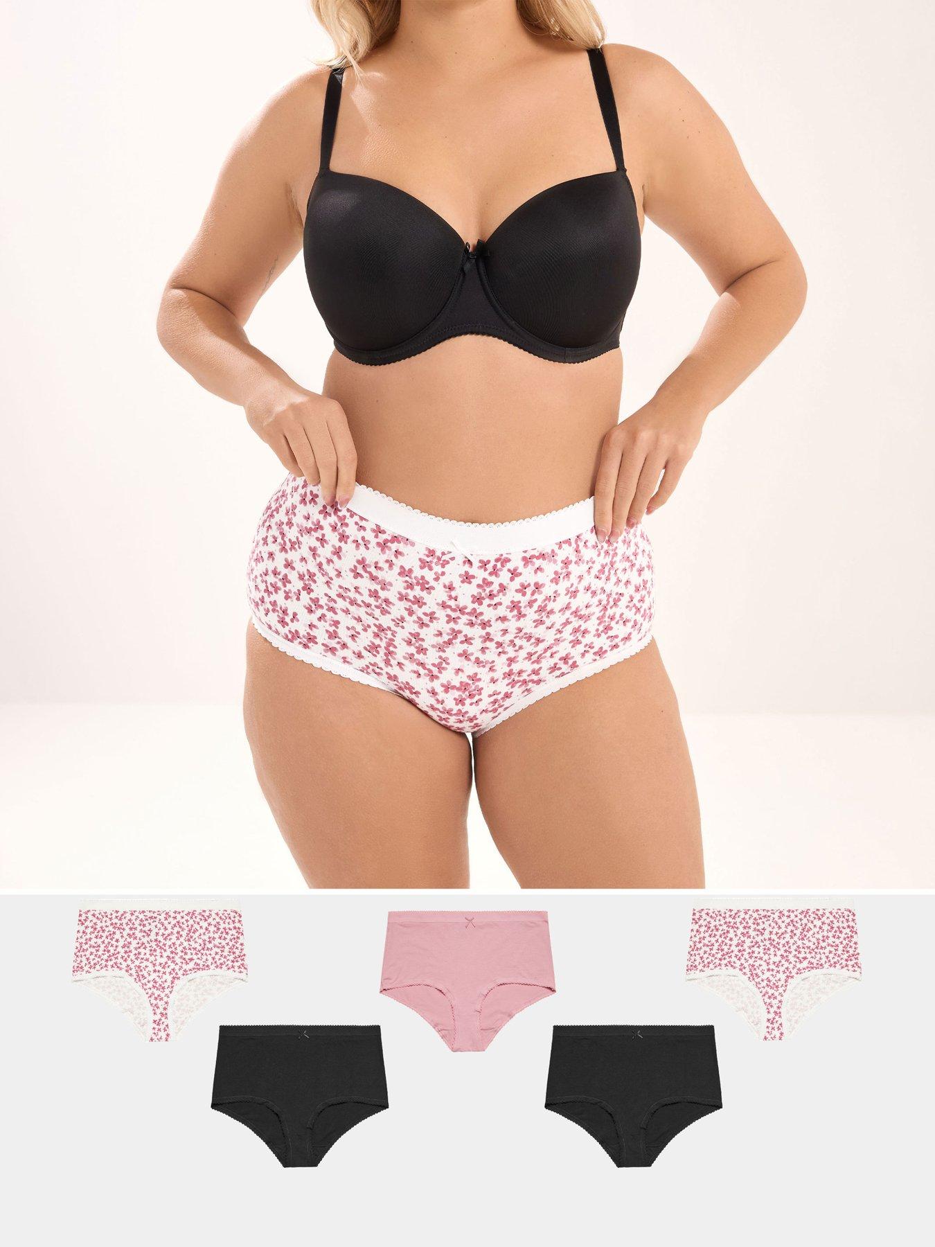yours-curve-5-pack-flower-full-briefs-pinkfront