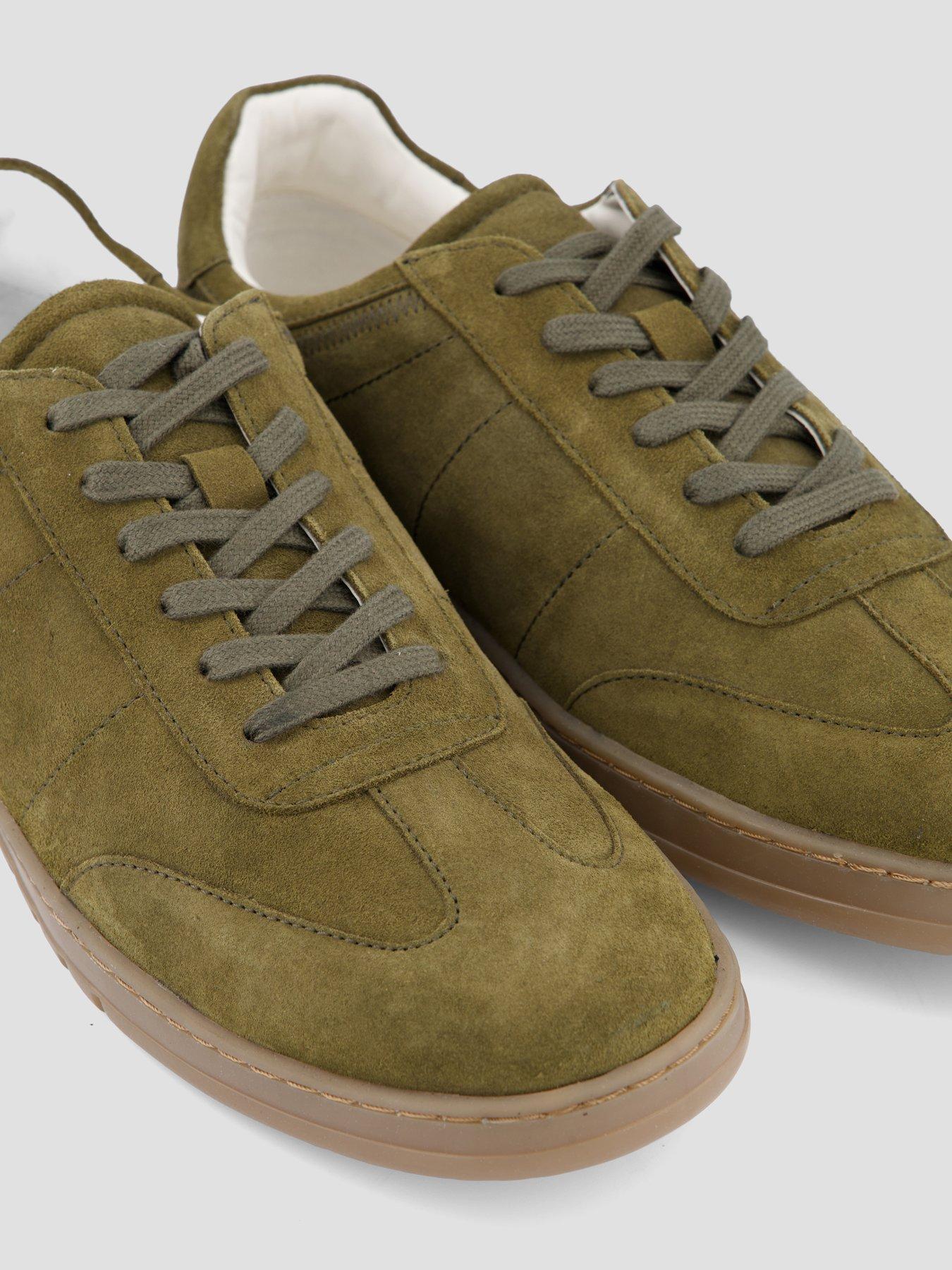 Image 5 of 7 of The Very Collection Mens Suede Plimsole Trainer - Khaki