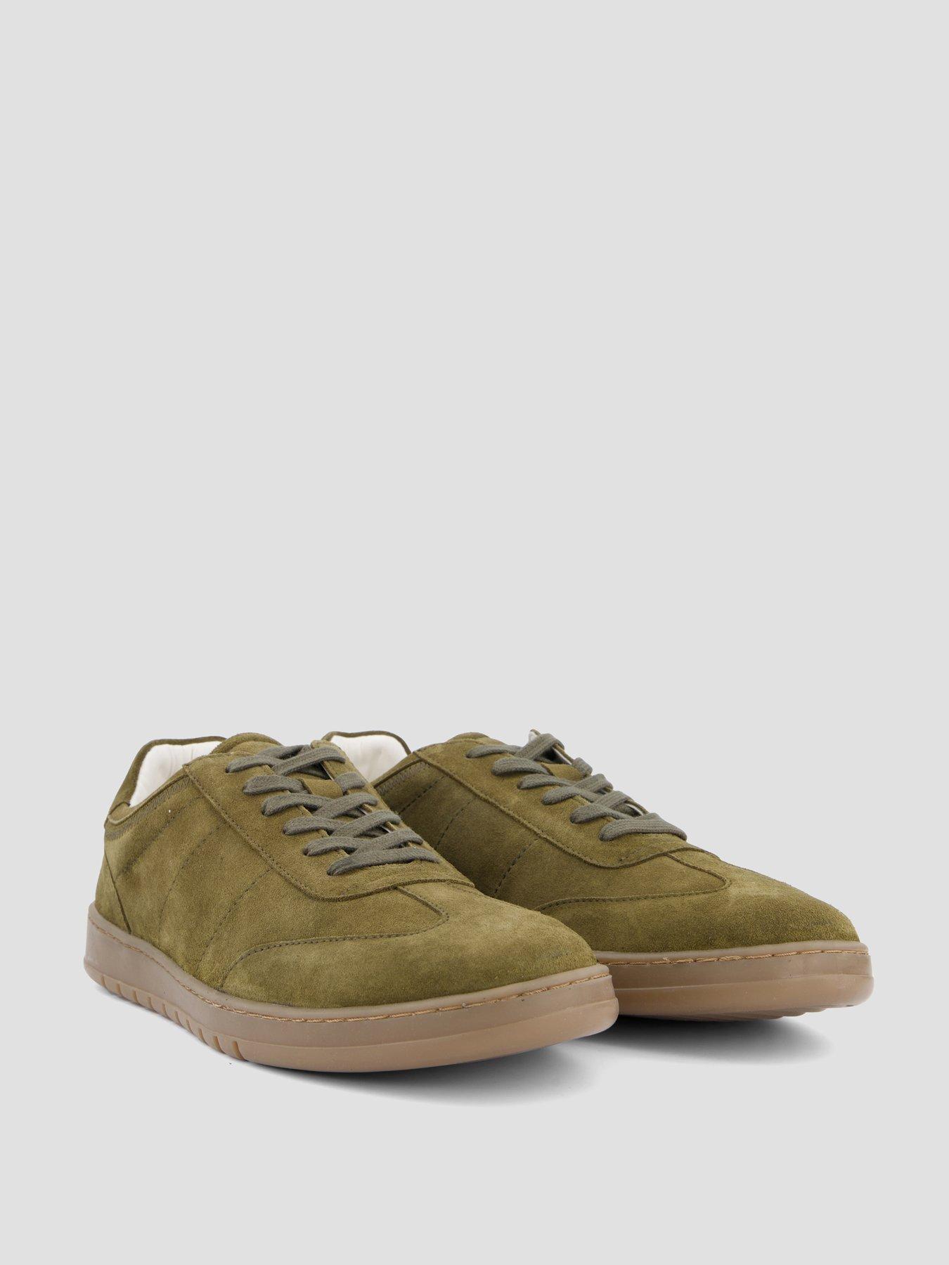 Image 6 of 7 of The Very Collection Mens Suede Plimsole Trainer - Khaki