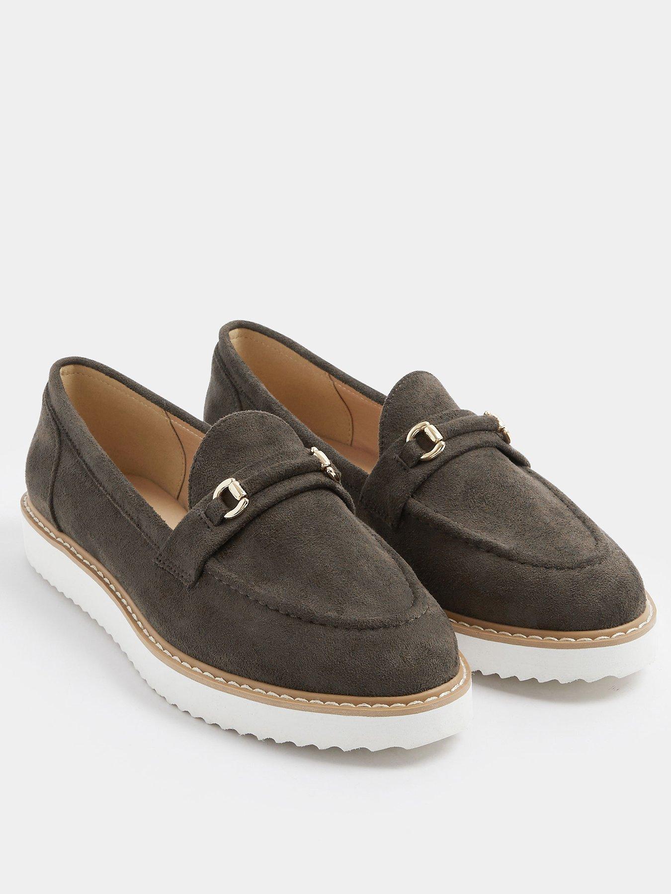 Image 2 of 4 of Yours Curve Wide Fit Snaffle Trim Loafer